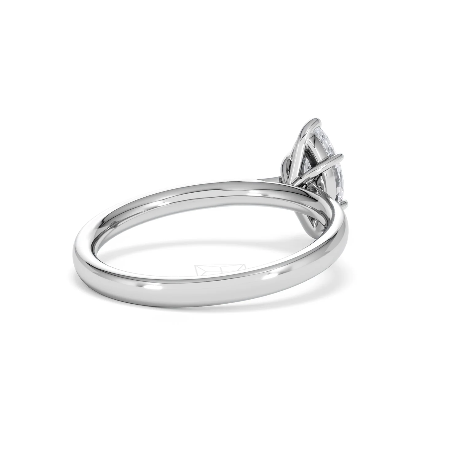 Amora Marquise 0.50ct Lab Diamond Engagement Ring F/VS Set in Platinum - Image 39