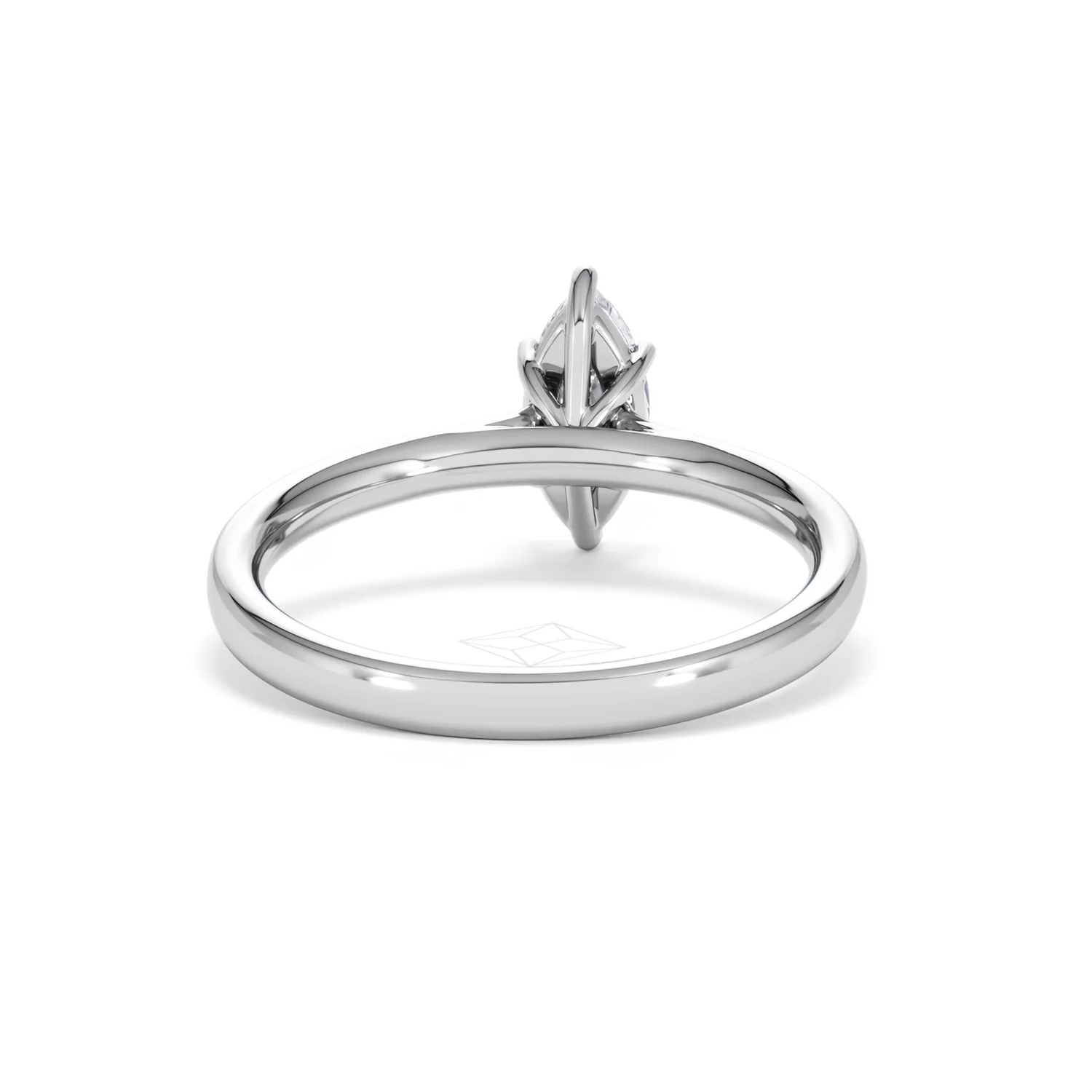 Amora Marquise 0.50ct Lab Diamond Engagement Ring F/VS Set in Platinum - Image 46