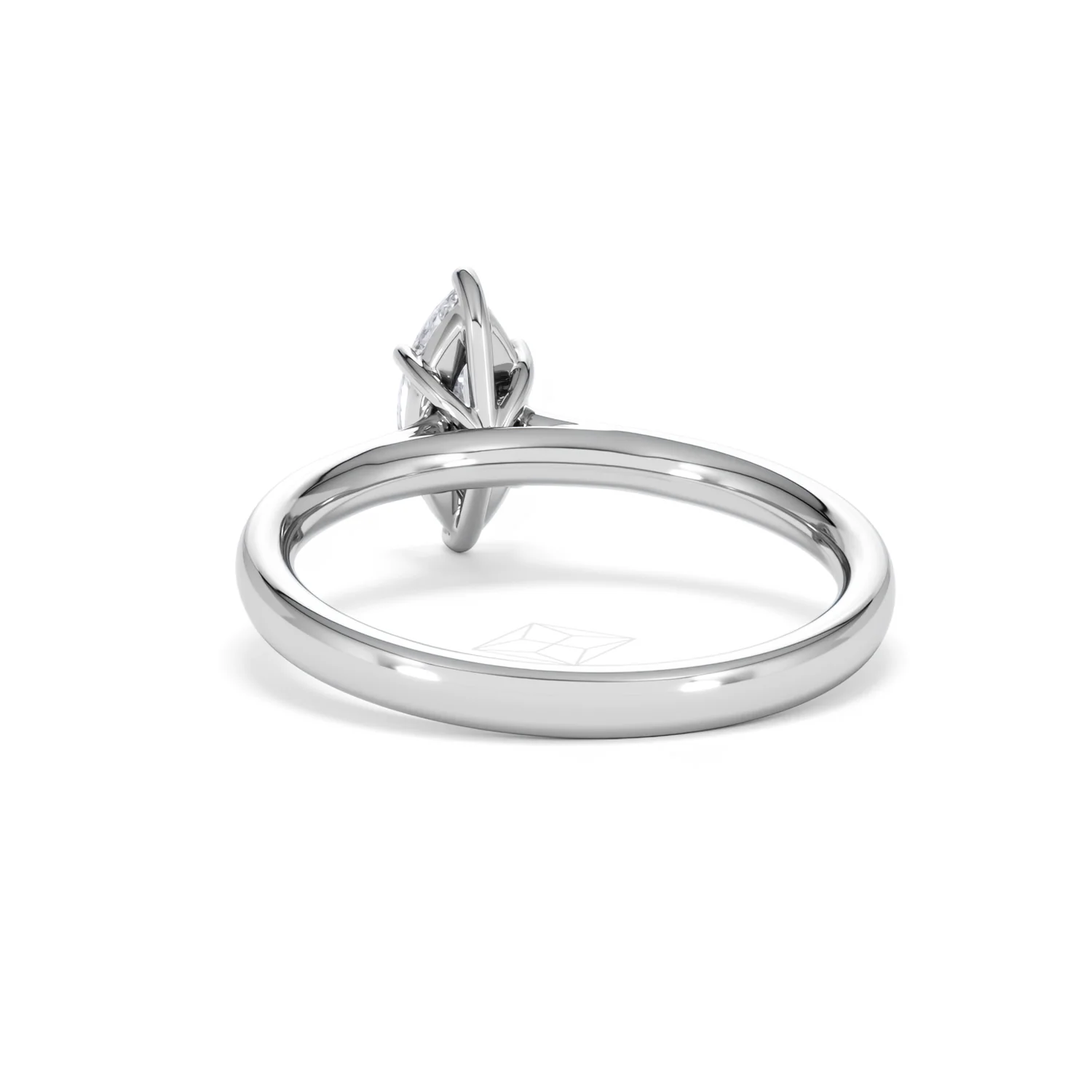 Amora Marquise 0.50ct Lab Diamond Engagement Ring F/VS Set in Platinum - Image 51