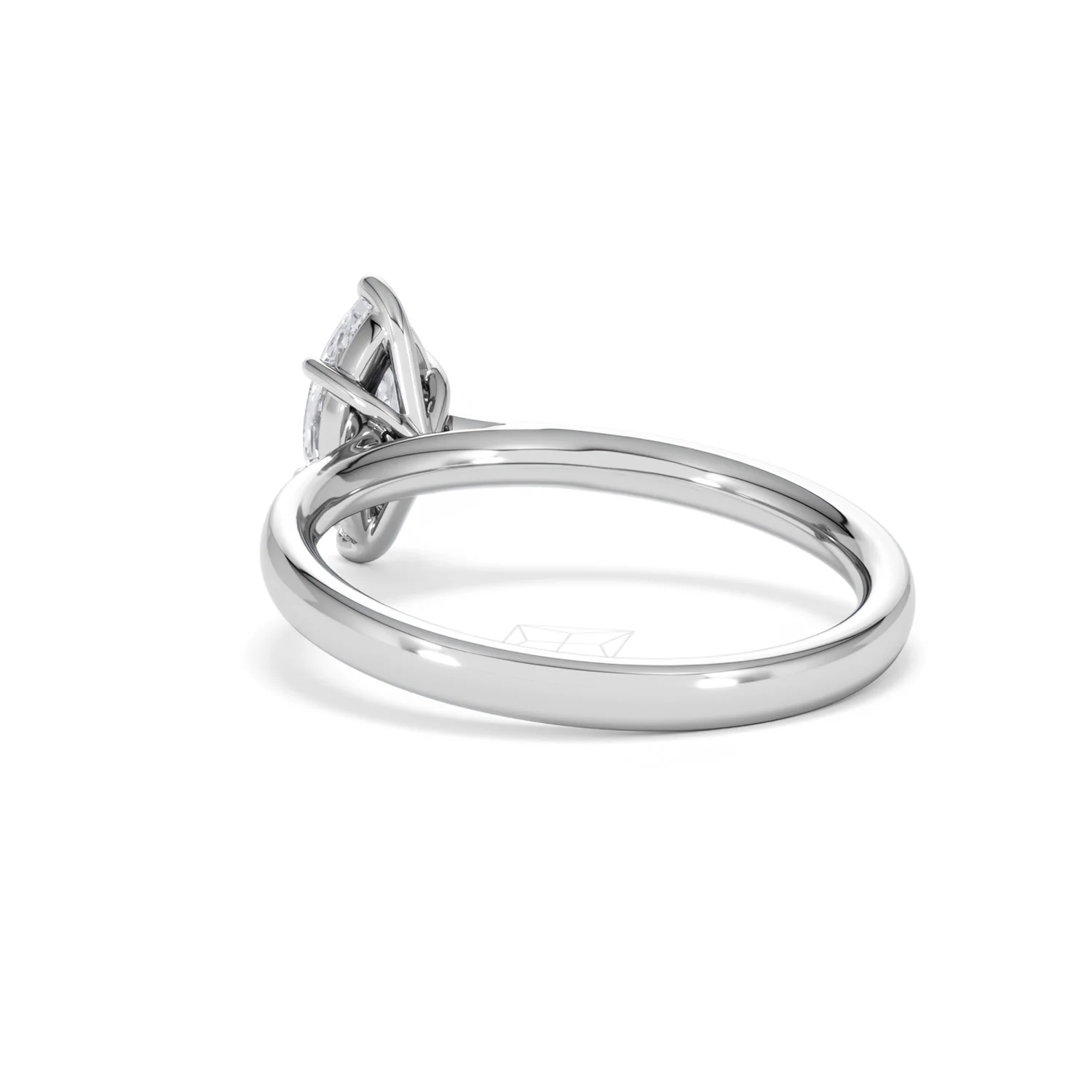 Amora Marquise 0.50ct Lab Diamond Engagement Ring F/VS Set in Platinum - Image 55