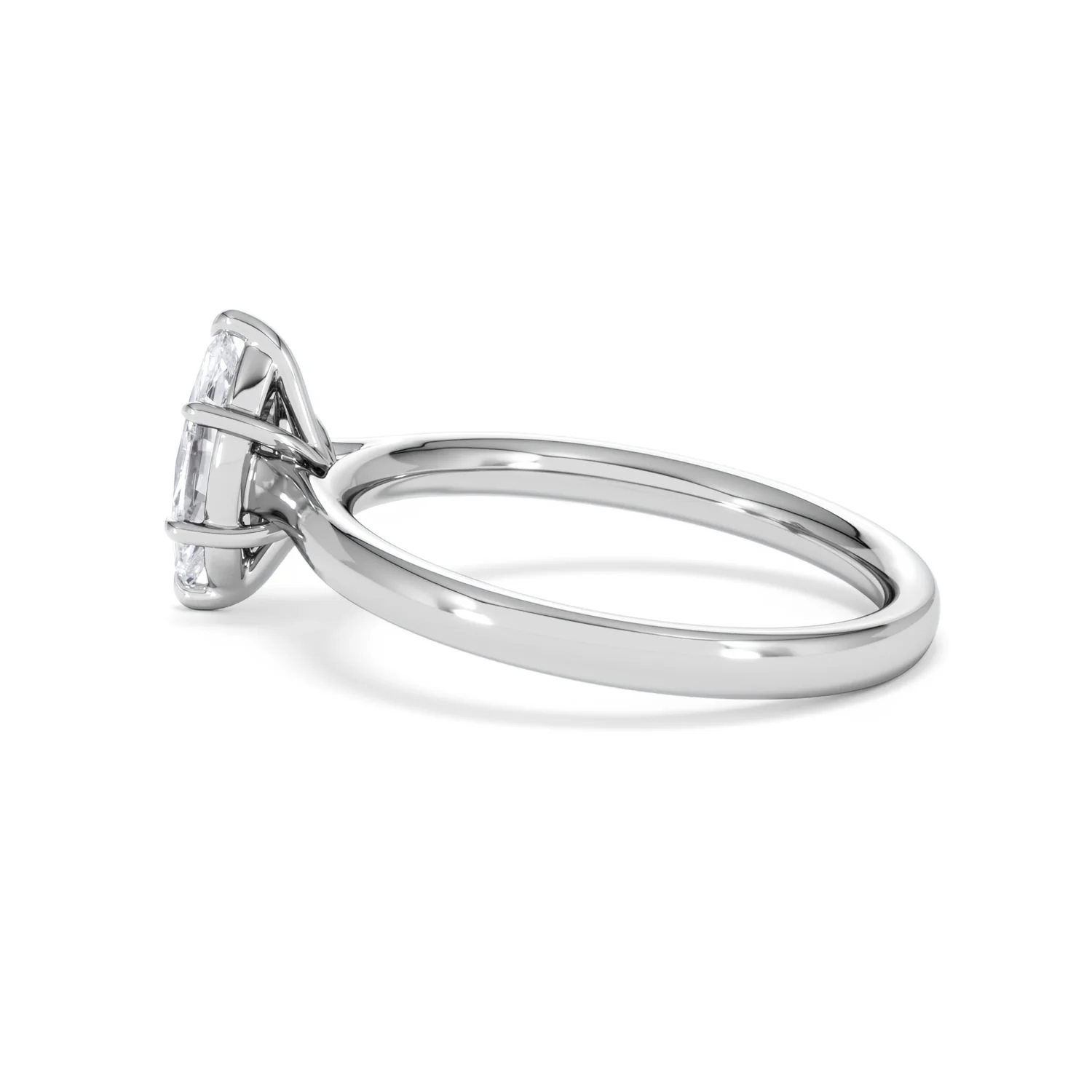 Amora Marquise 0.50ct Lab Diamond Engagement Ring F/VS Set in Platinum - Image 64