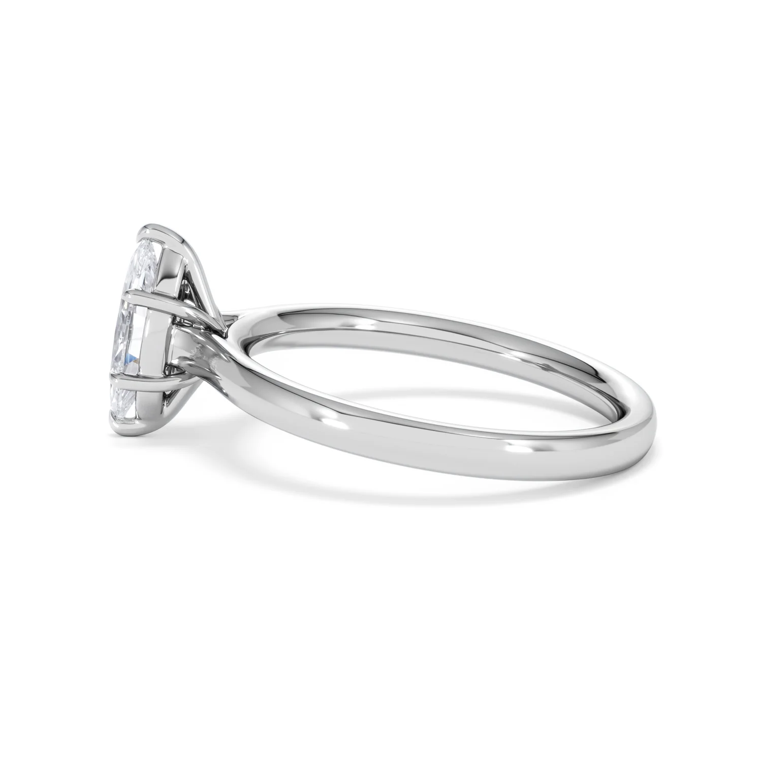 Amora Marquise 0.50ct Lab Diamond Engagement Ring F/VS Set in Platinum - Image 66