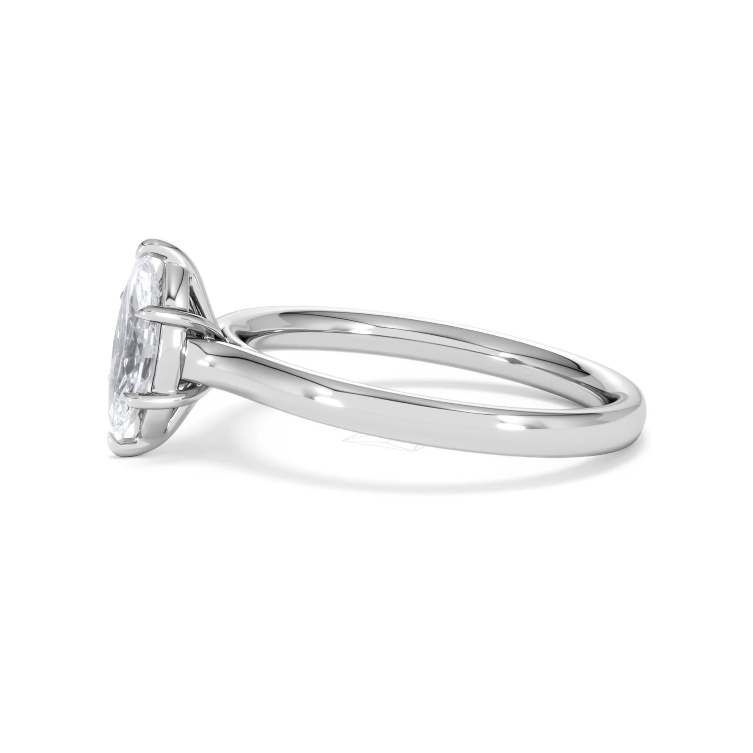 Amora Marquise 0.50ct Lab Diamond Engagement Ring F/VS Set in Platinum - Image 71