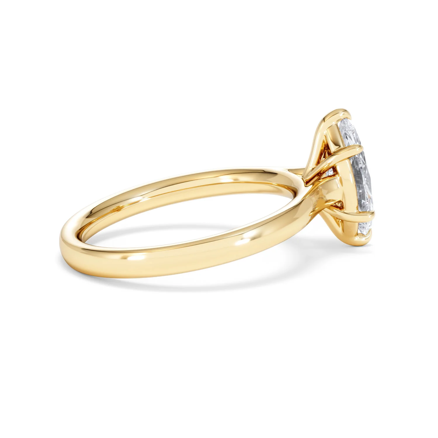 Amora Marquise 1.00ct Lab Diamond Engagement Ring F/VS Set in 18K Gold - Image 33