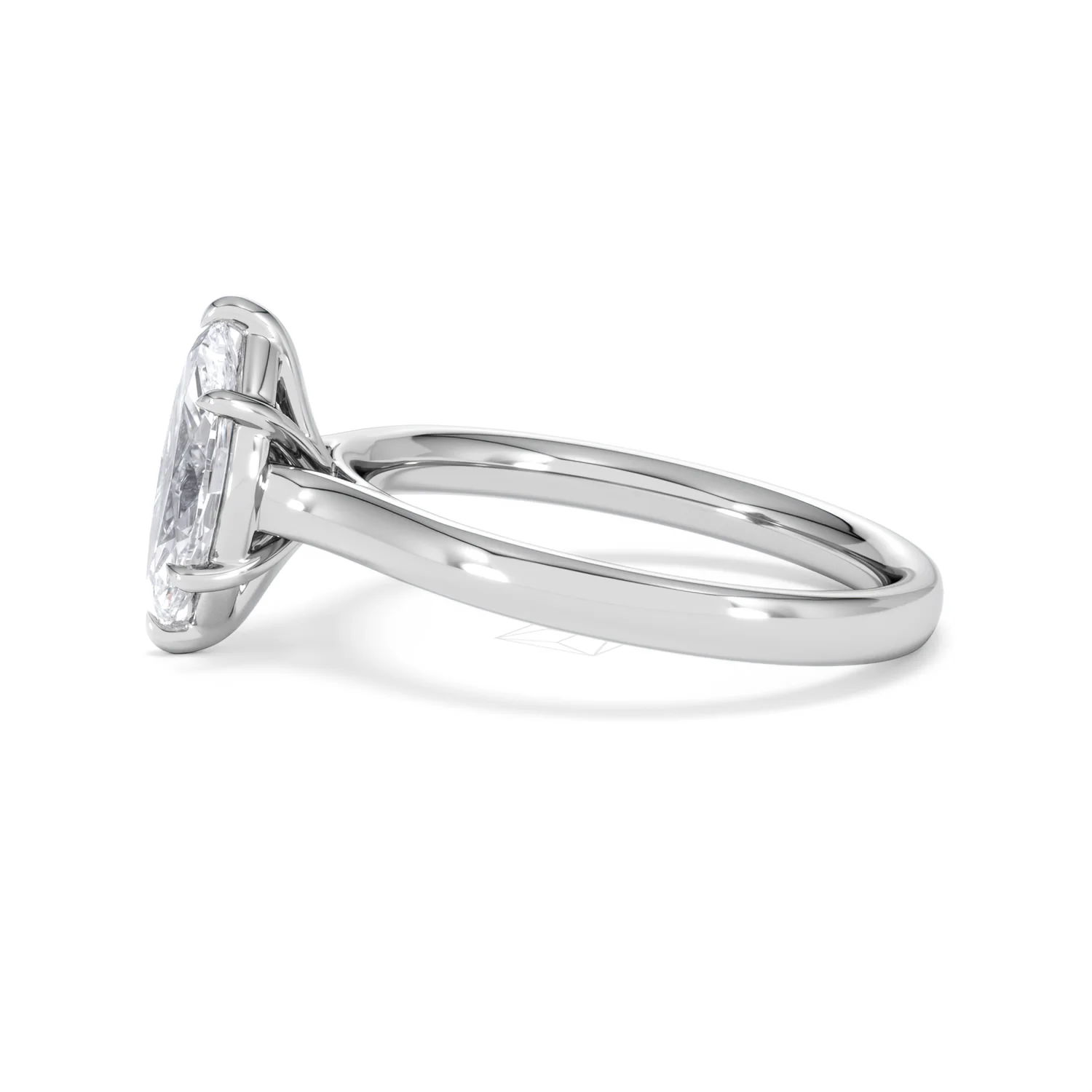 Amora Marquise 1.00ct Lab Diamond Engagement Ring F/VS Set in 18K White Gold - Image 71