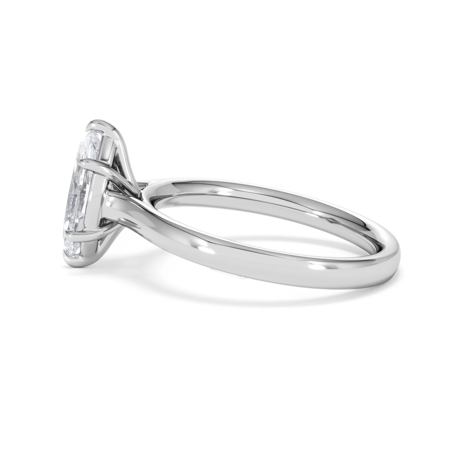 Amora Marquise 1.00ct Lab Diamond Engagement Ring F/VS Set in Platinum - Image 68