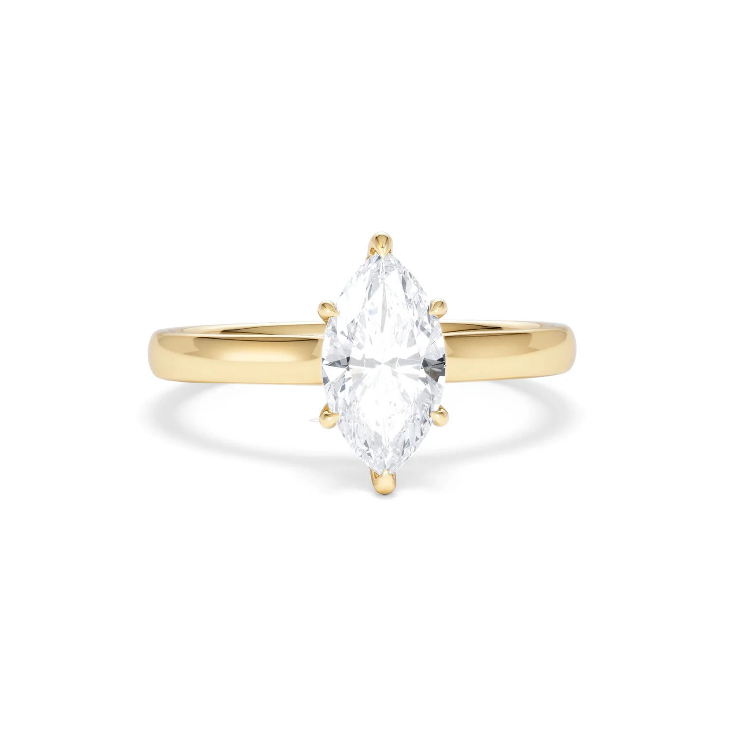 Amora Marquise 1.07ct Hidden Halo Lab Diamond Engagement Ring F/VS Set in 18K Gold - Image 11