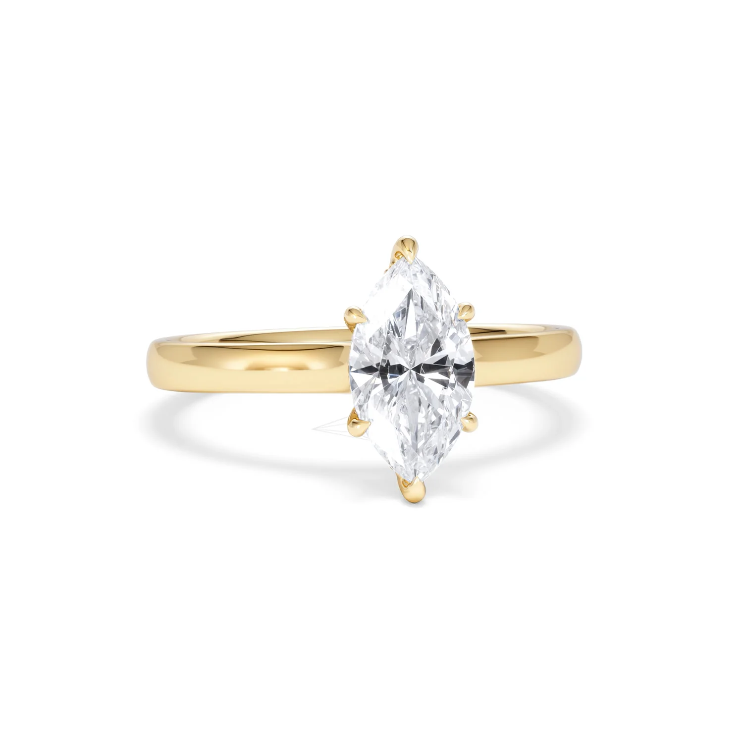 Amora Marquise 1.07ct Hidden Halo Lab Diamond Engagement Ring F/VS Set in 18K Gold - Image 12