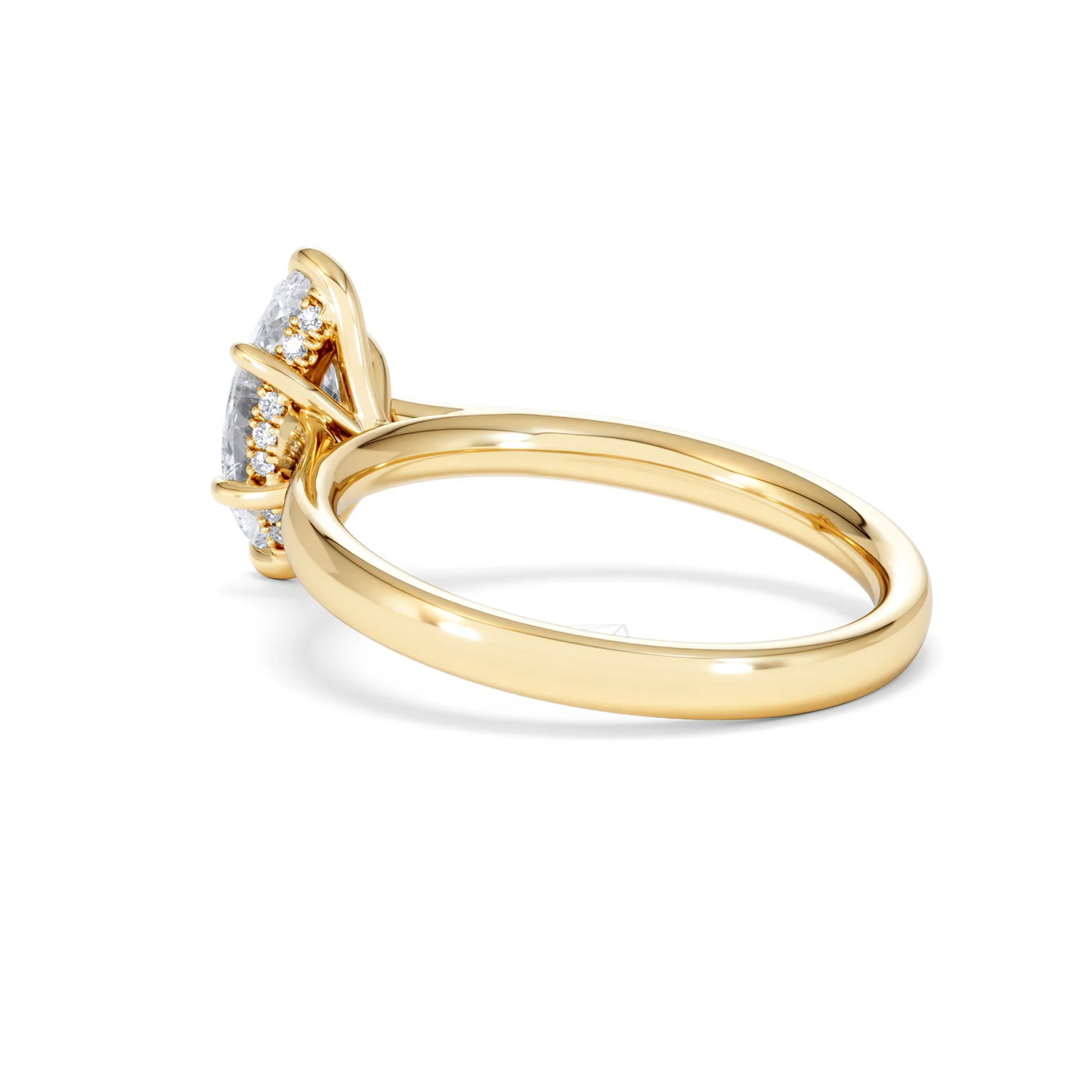 Amora Marquise 1.07ct Hidden Halo Lab Diamond Engagement Ring F/VS Set in 18K Gold - Image 61