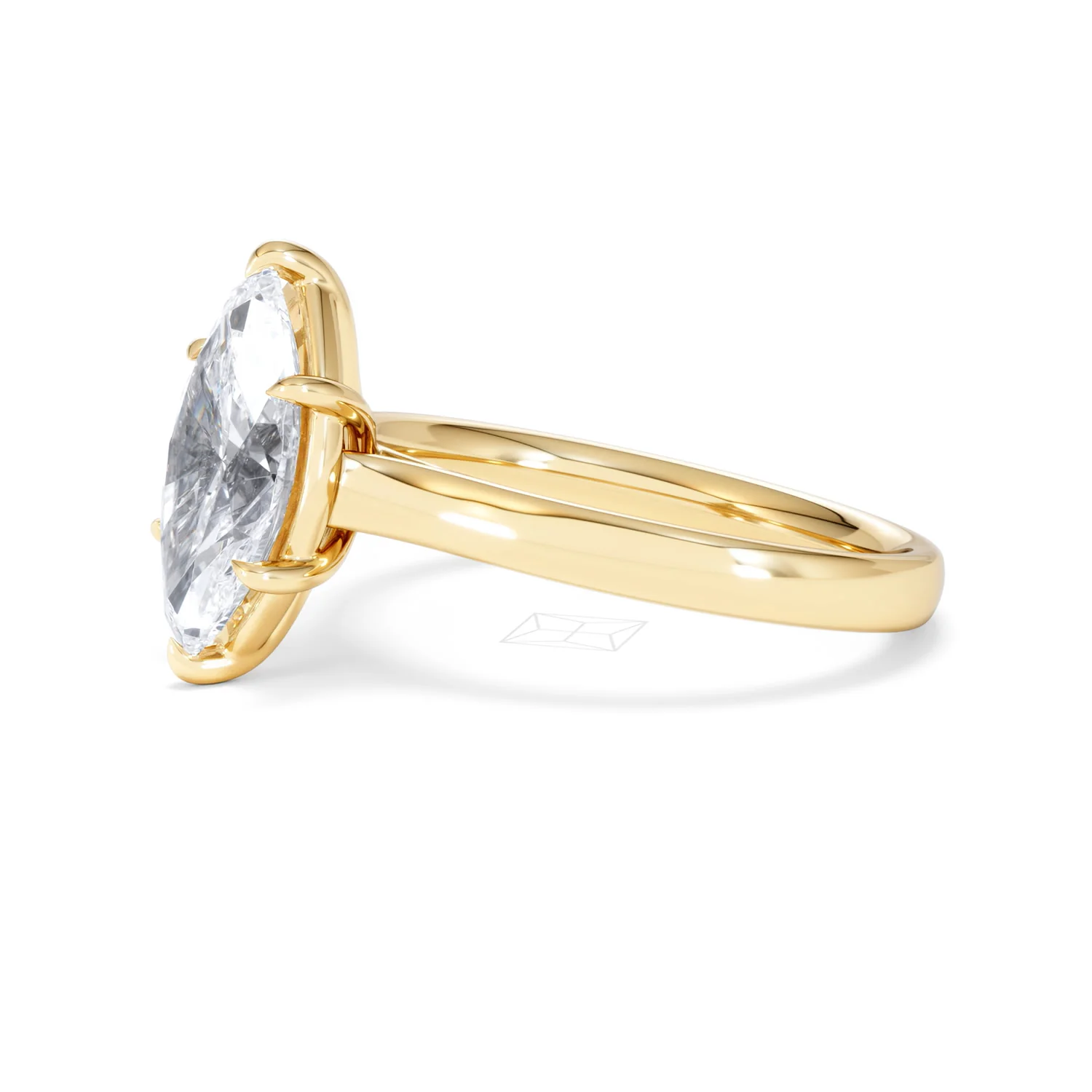 Amora Marquise 2.00ct Lab Diamond Engagement Ring F/VS Set in 18K Gold - Image 76