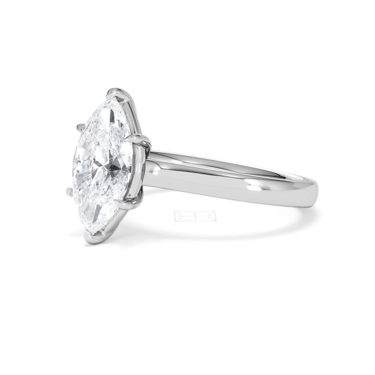 Amora Marquise 2.00ct Lab Diamond Engagement Ring F/VS Set in 18K White Gold - Image 78