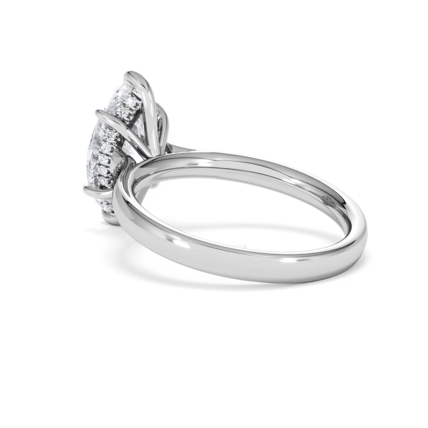 Amora Marquise 2.09ct Hidden Halo Lab Diamond Engagement Ring F/VS Set in 18K White Gold - Image 58