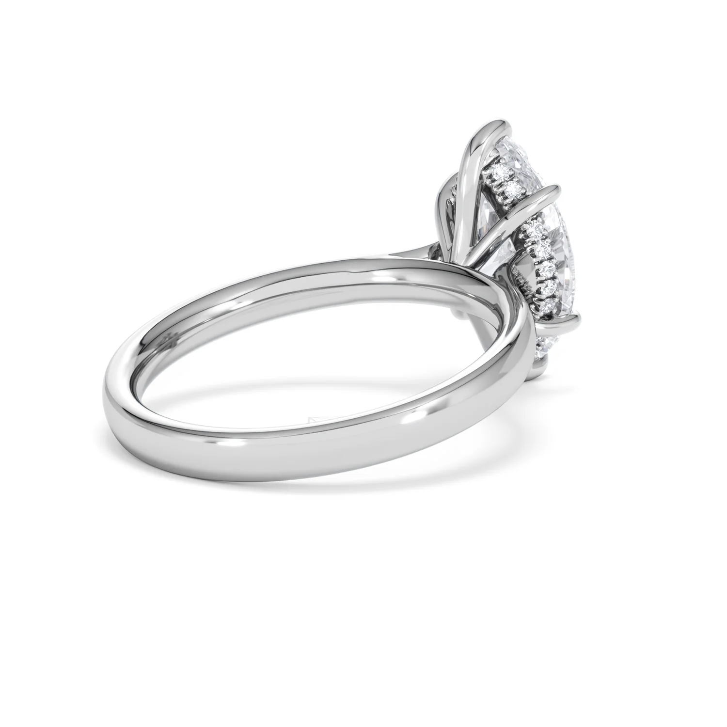 Amora Marquise 2.09ct Hidden Halo Lab Diamond Engagement Ring F/VS Set in Platinum - Image 38