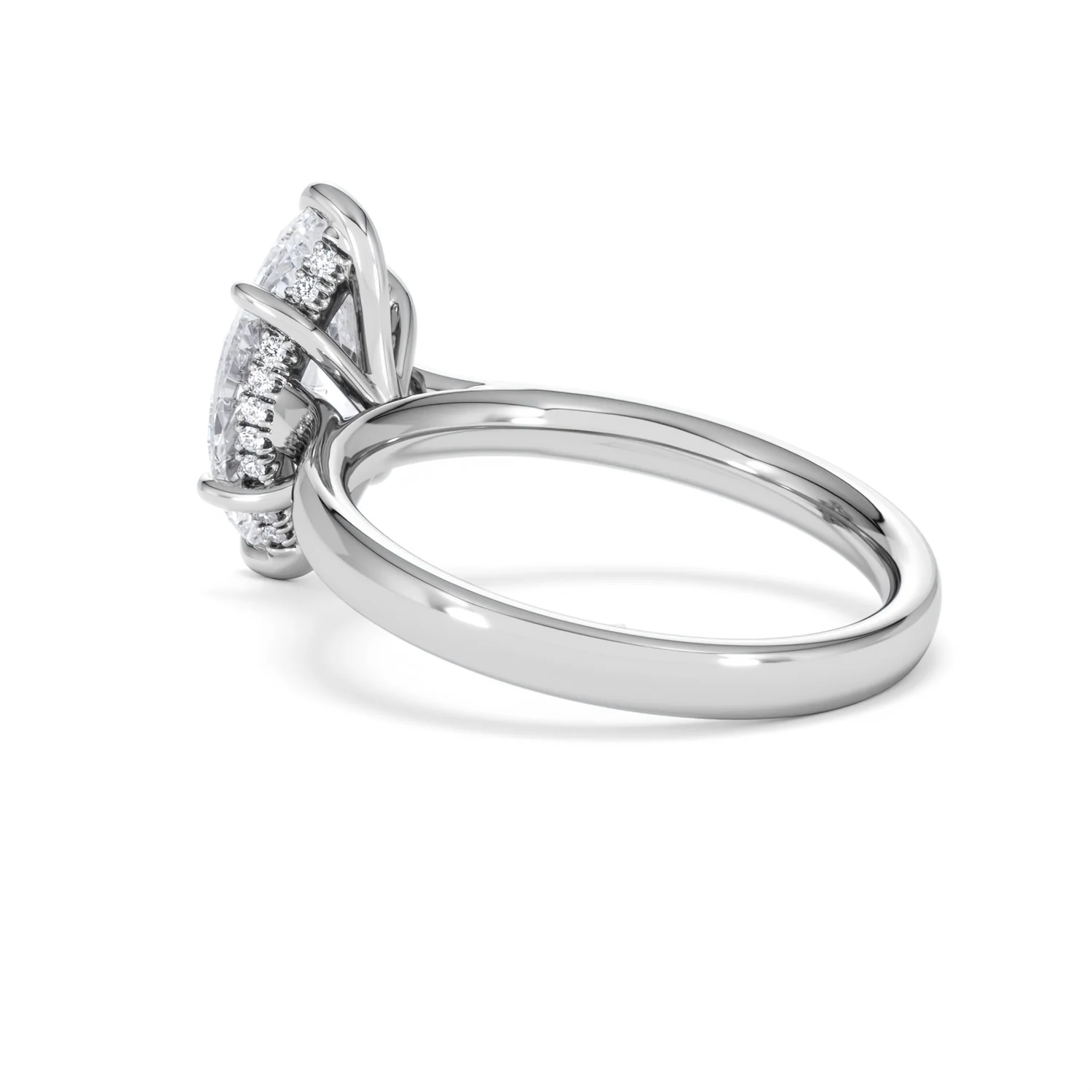 Amora Marquise 2.09ct Hidden Halo Lab Diamond Engagement Ring F/VS Set in Platinum - Image 59