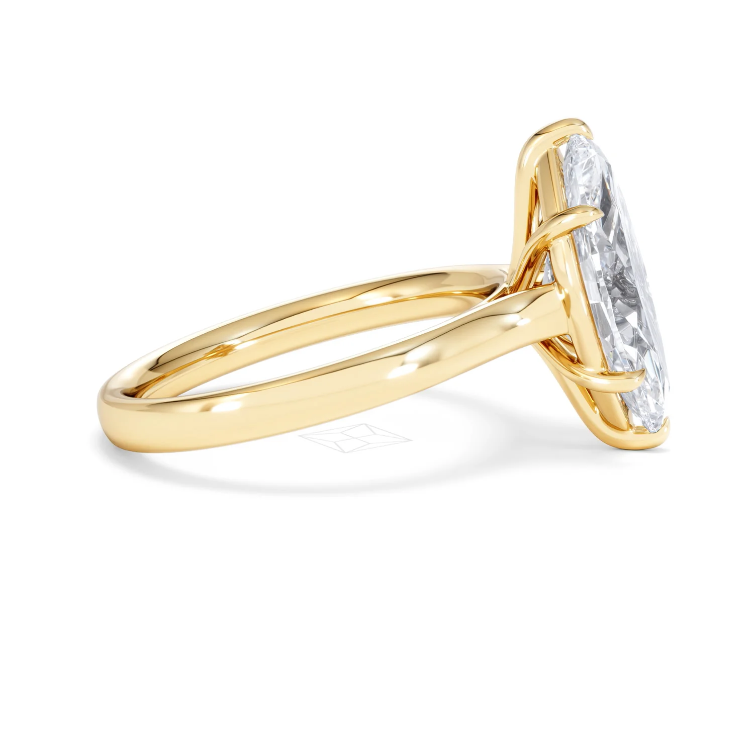 Amora Marquise 3.00ct Lab Diamond Engagement Ring G/VS Set in 18K Gold - Image 30