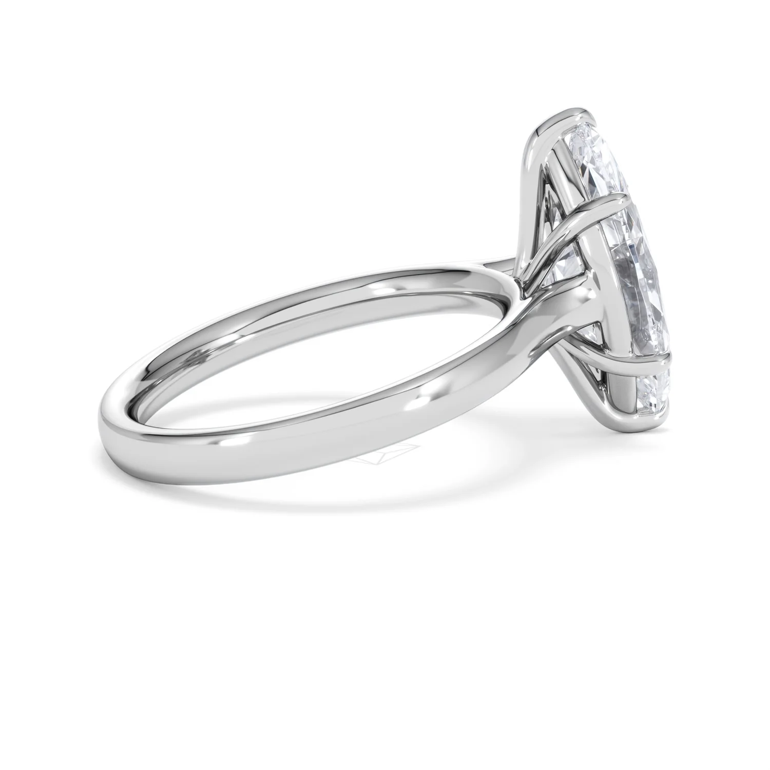 Amora Marquise 3.00ct Lab Diamond Engagement Ring G/VS Set in Platinum - Image 31