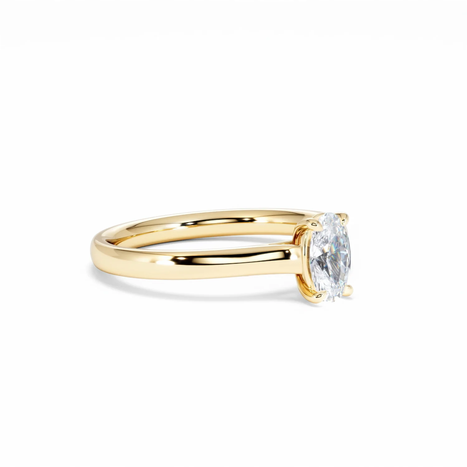 Amora Oval 0.50ct Diamond Engagement Ring G/VS1 Set in 18K Gold - Image 19