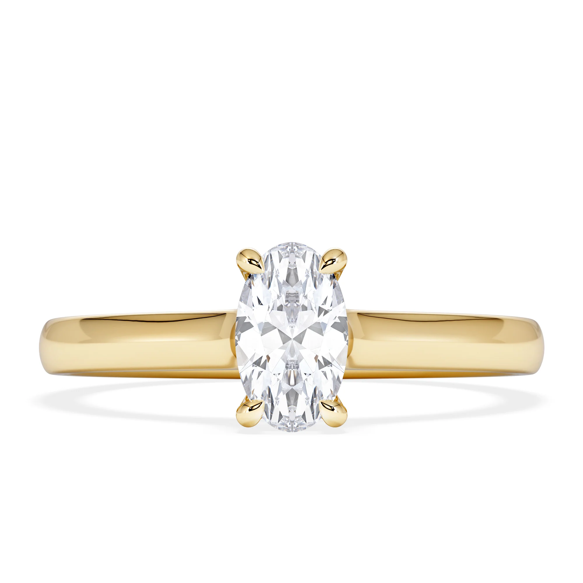 Amora Oval 0.50ct Diamond Engagement Ring G/VS1 Set in 18K Gold - Image 5
