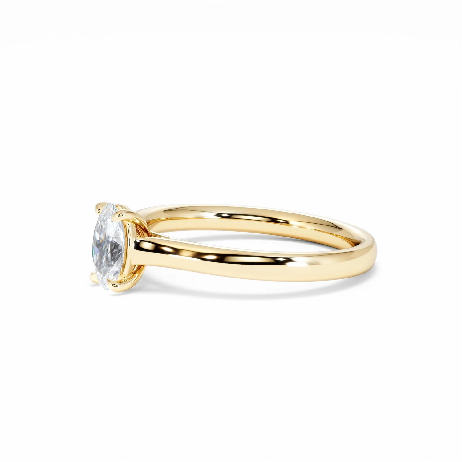 Amora Oval 0.50ct Diamond Engagement Ring G/VS1 Set in 18K Gold - Image 77