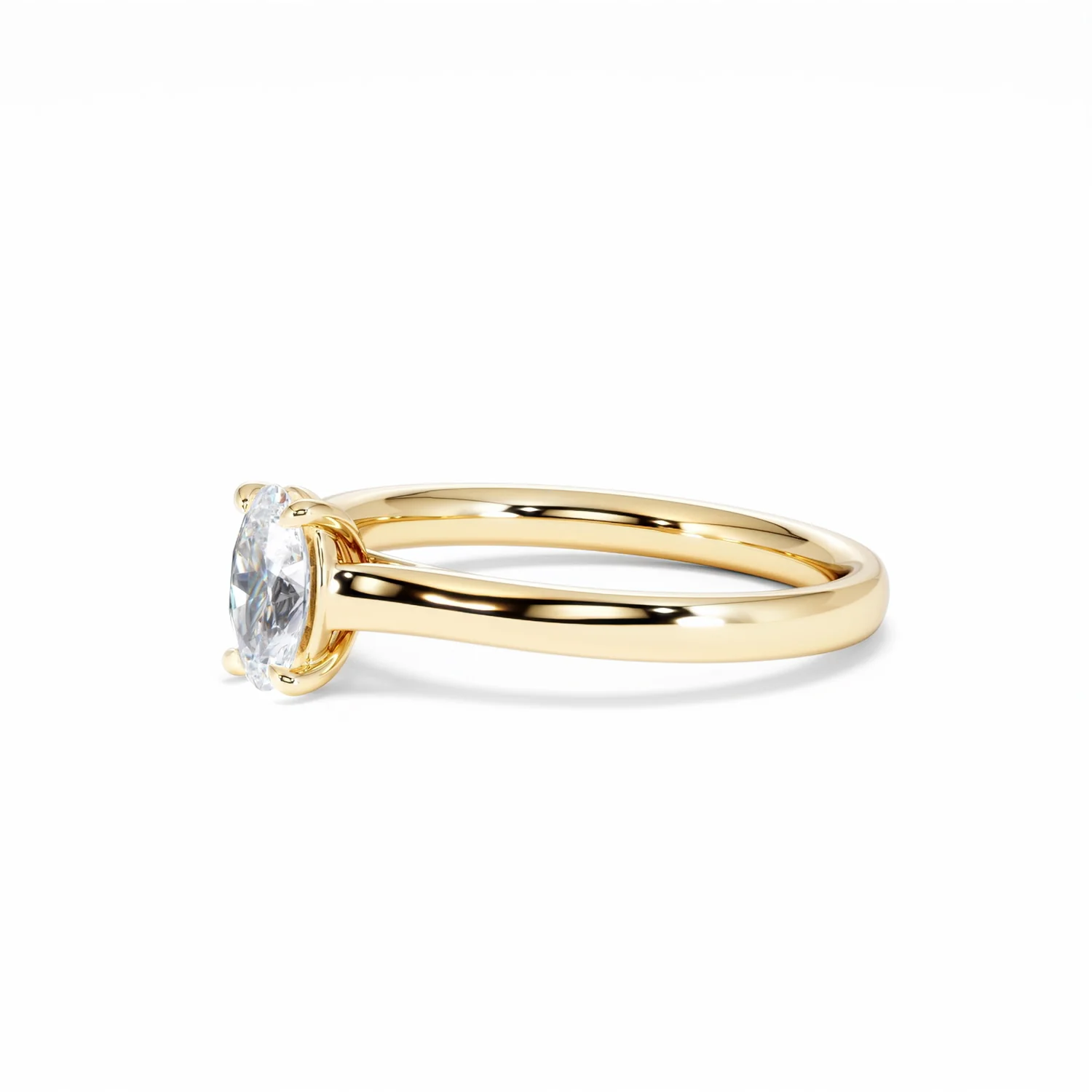 Amora Oval 0.50ct Diamond Engagement Ring G/VS1 Set in 18K Gold - Image 78