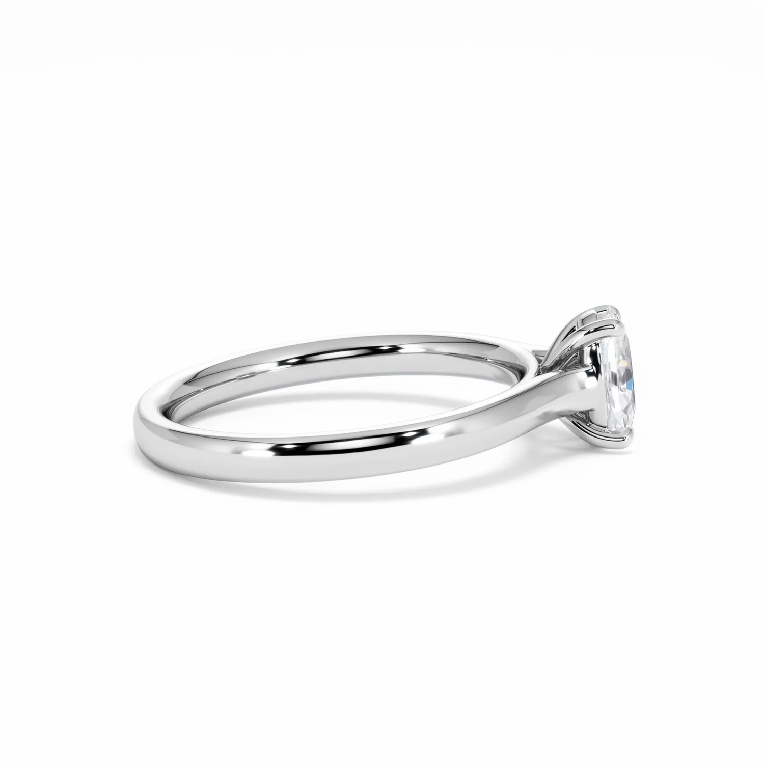 Amora Oval 0.50ct Diamond Engagement Ring G/VS1 Set in 18K White Gold - Image 30