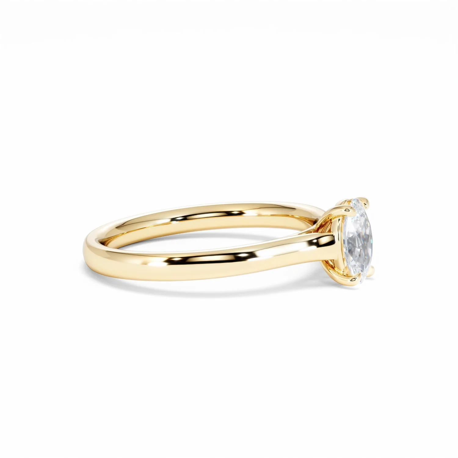 Amora Oval 0.50ct Lab Diamond Engagement Ring F/VS1 Set in 18K Gold - Image 24
