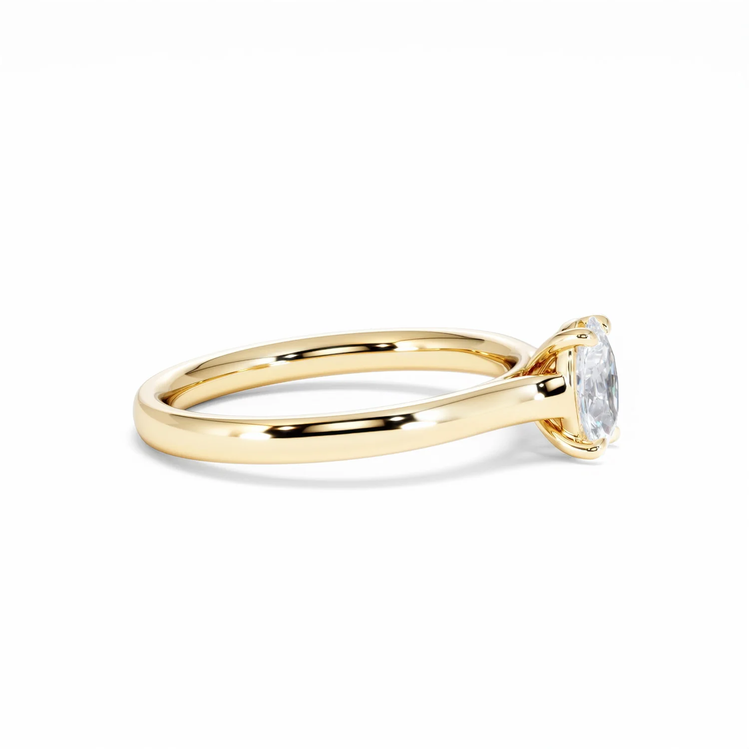 Amora Oval 0.50ct Lab Diamond Engagement Ring F/VS1 Set in 18K Gold - Image 26