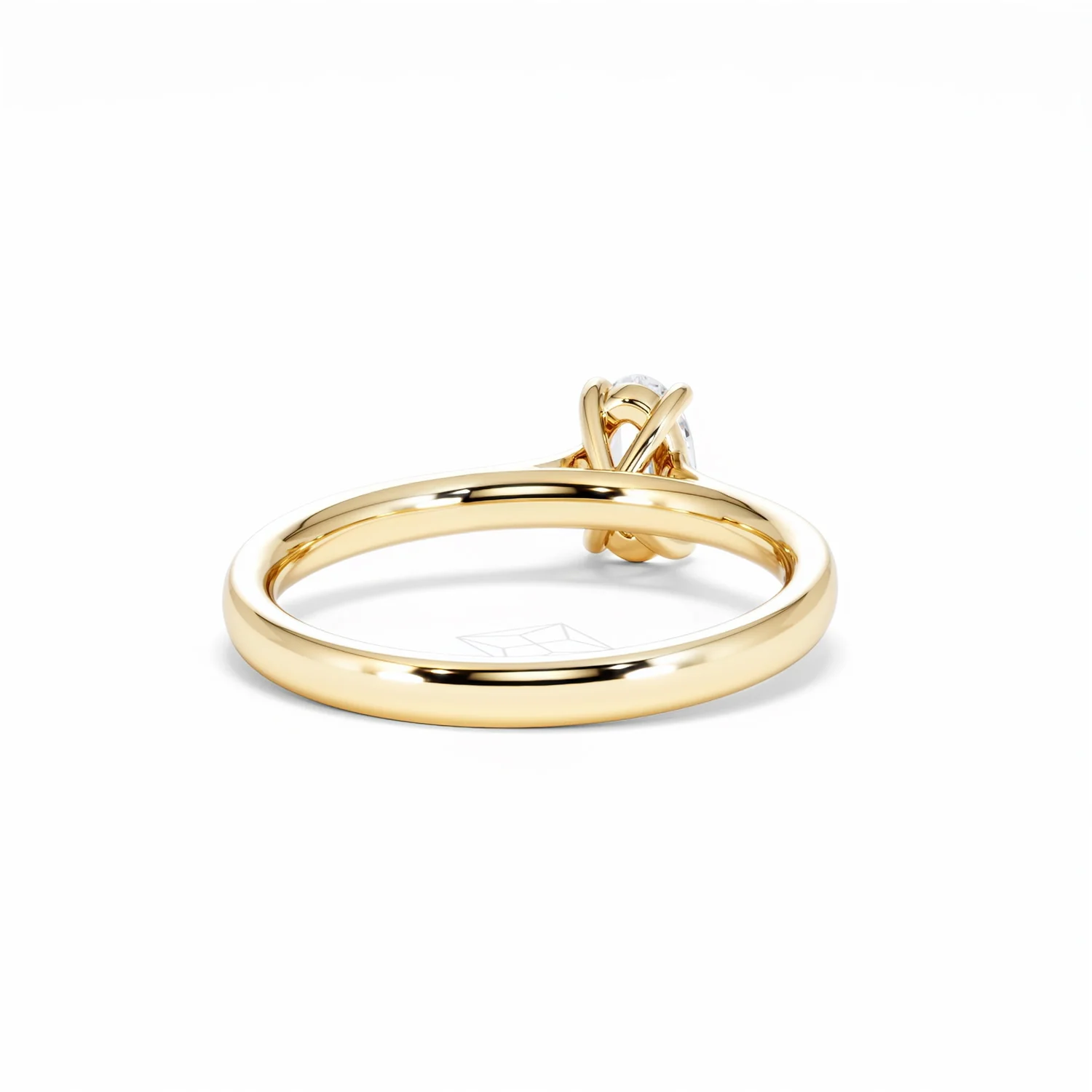 Amora Oval 0.50ct Lab Diamond Engagement Ring F/VS1 Set in 18K Gold - Image 46