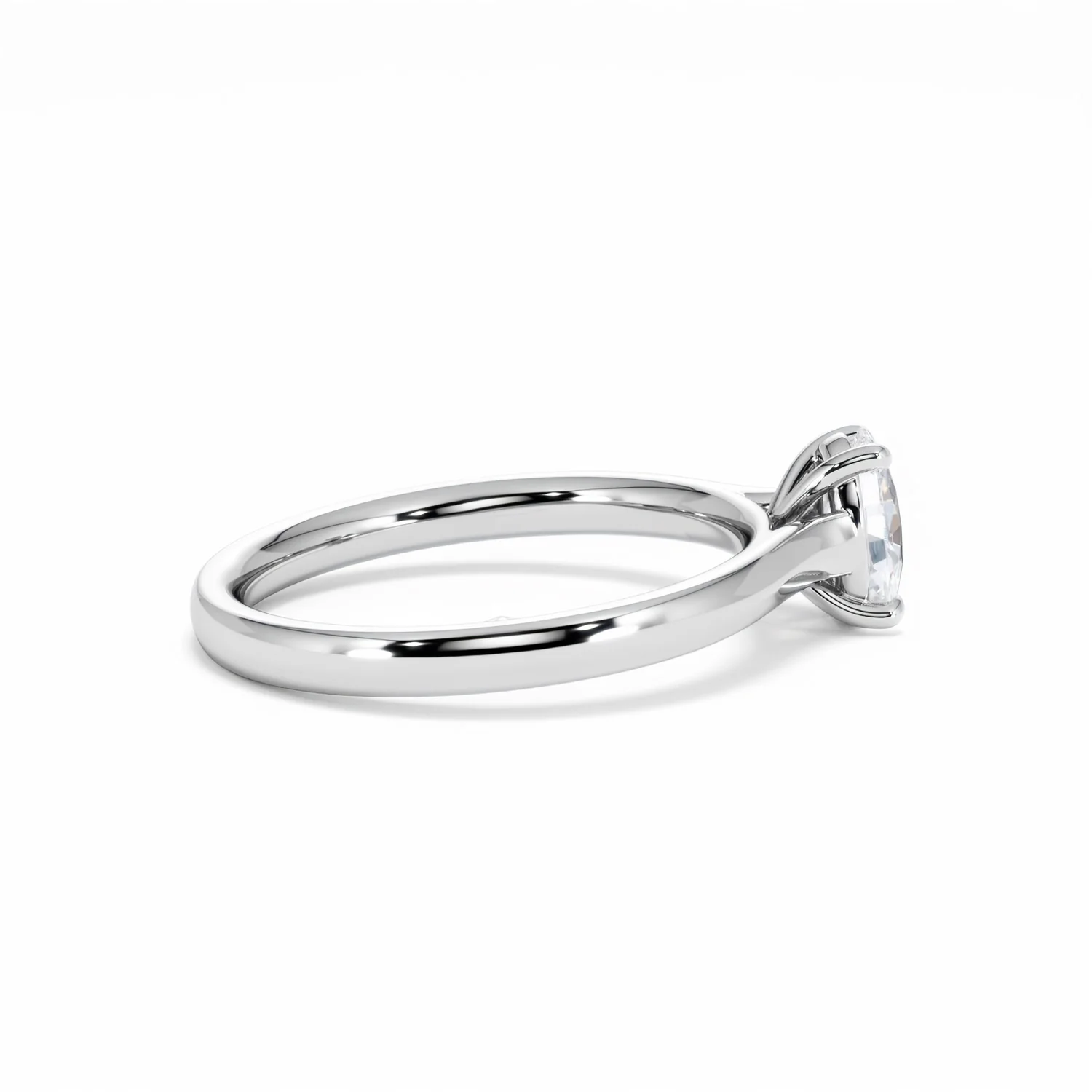 Amora Oval 0.50ct Lab Diamond Engagement Ring F/VS1 Set in Platinum - Image 32