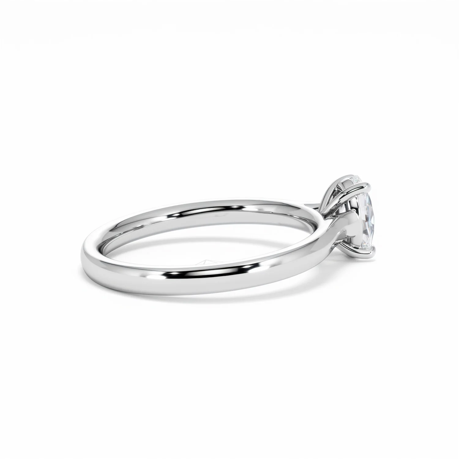 Amora Oval 0.50ct Lab Diamond Engagement Ring F/VS1 Set in Platinum - Image 34