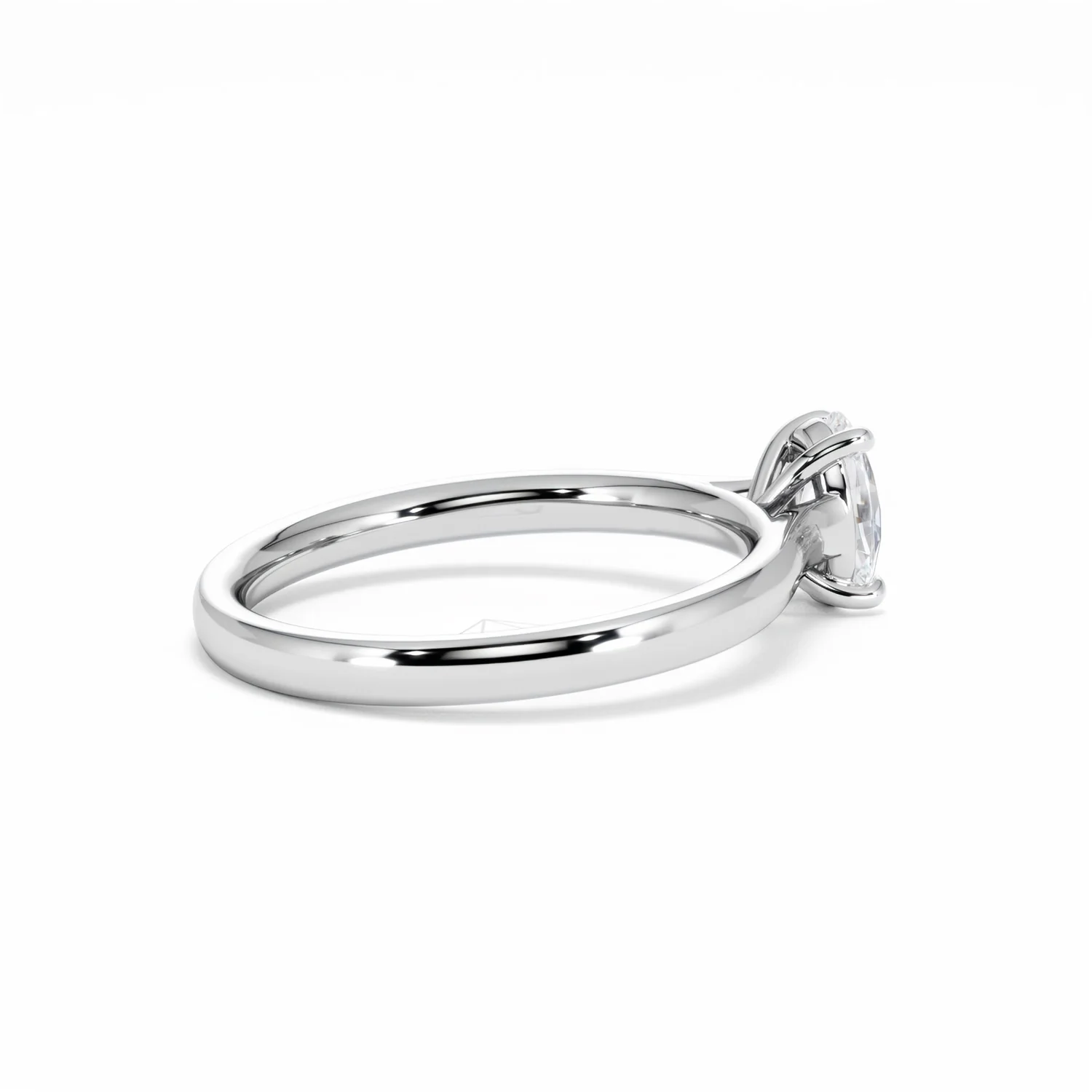 Amora Oval 0.50ct Lab Diamond Engagement Ring F/VS1 Set in Platinum - Image 35