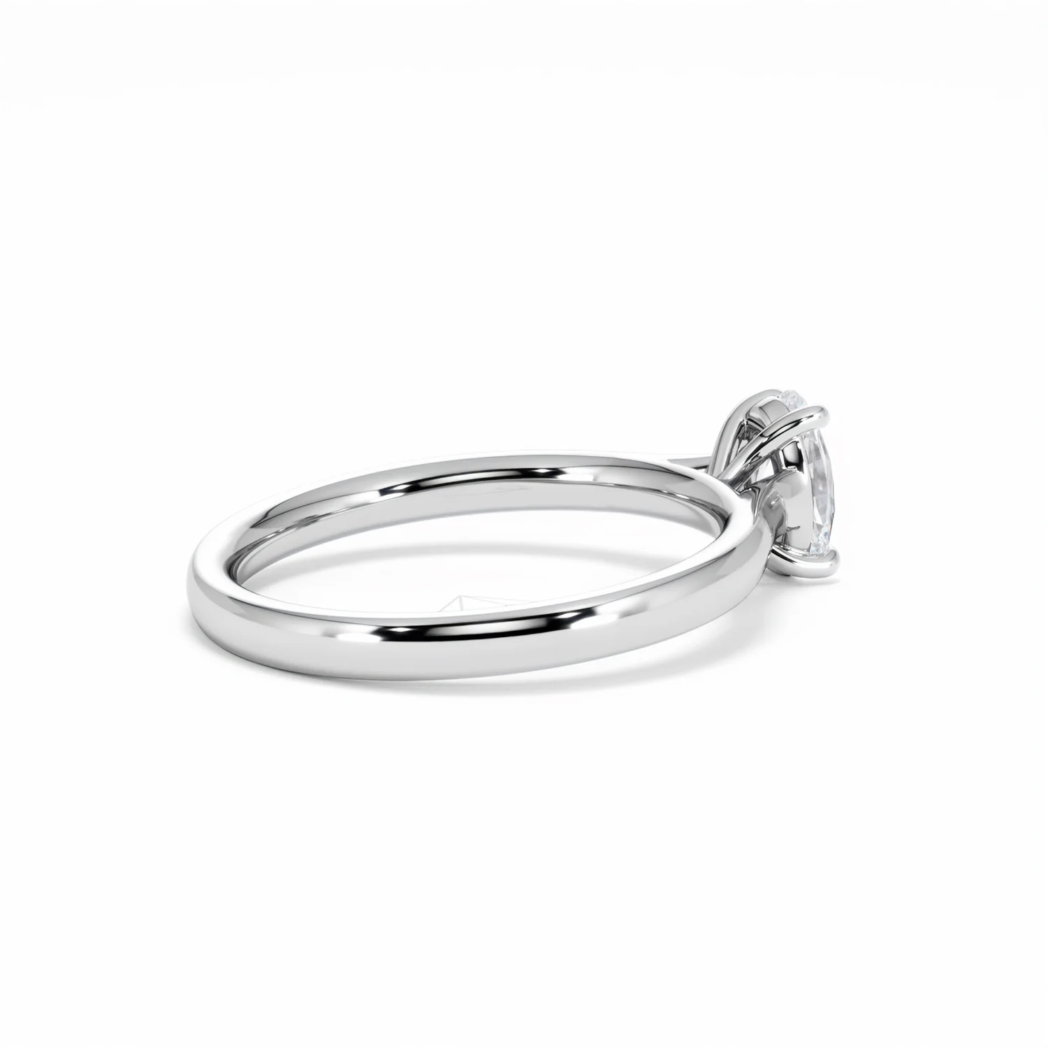 Amora Oval 0.50ct Lab Diamond Engagement Ring F/VS1 Set in Platinum - Image 36