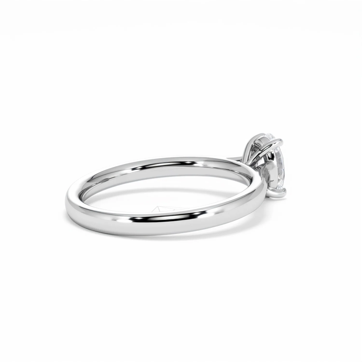 Amora Oval 0.50ct Lab Diamond Engagement Ring F/VS1 Set in Platinum - Image 37