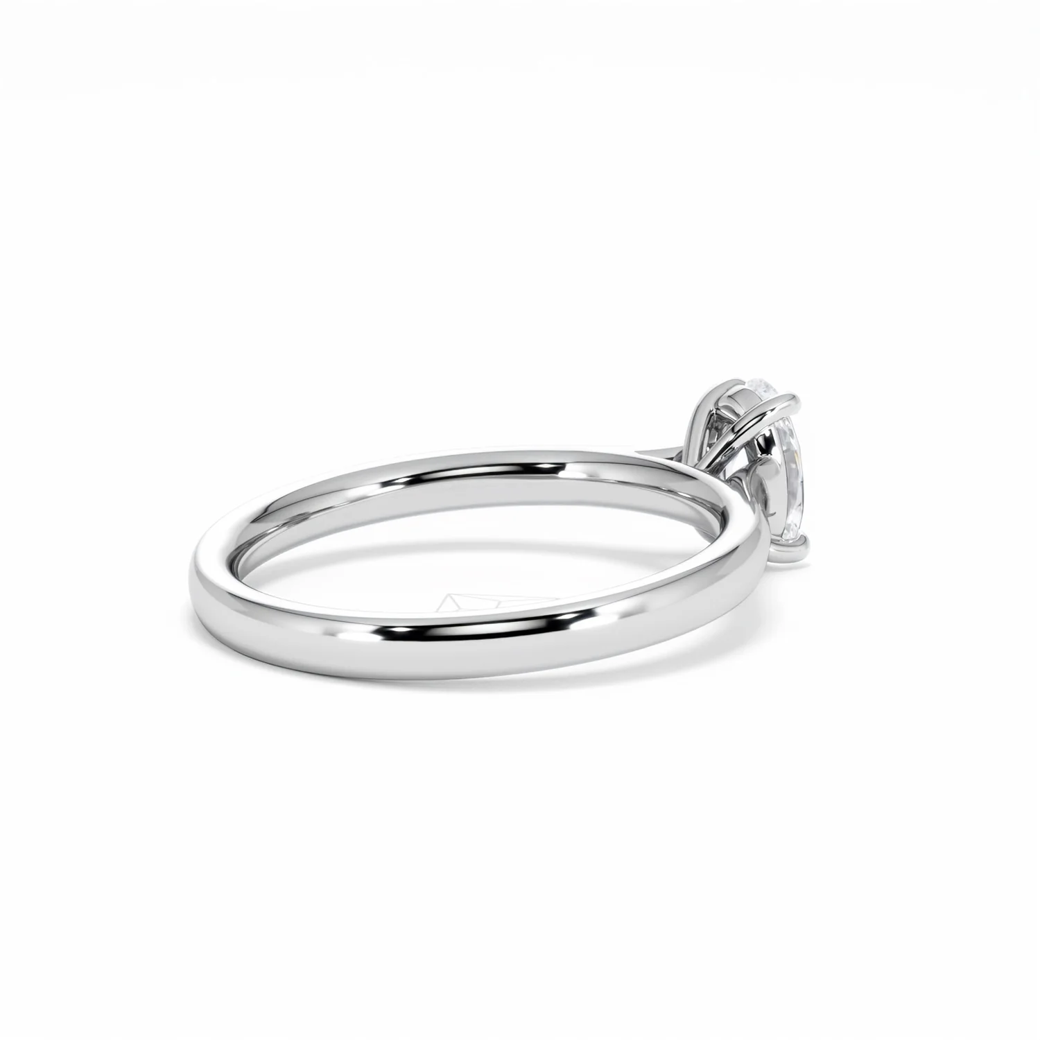 Amora Oval 0.50ct Lab Diamond Engagement Ring F/VS1 Set in Platinum - Image 38
