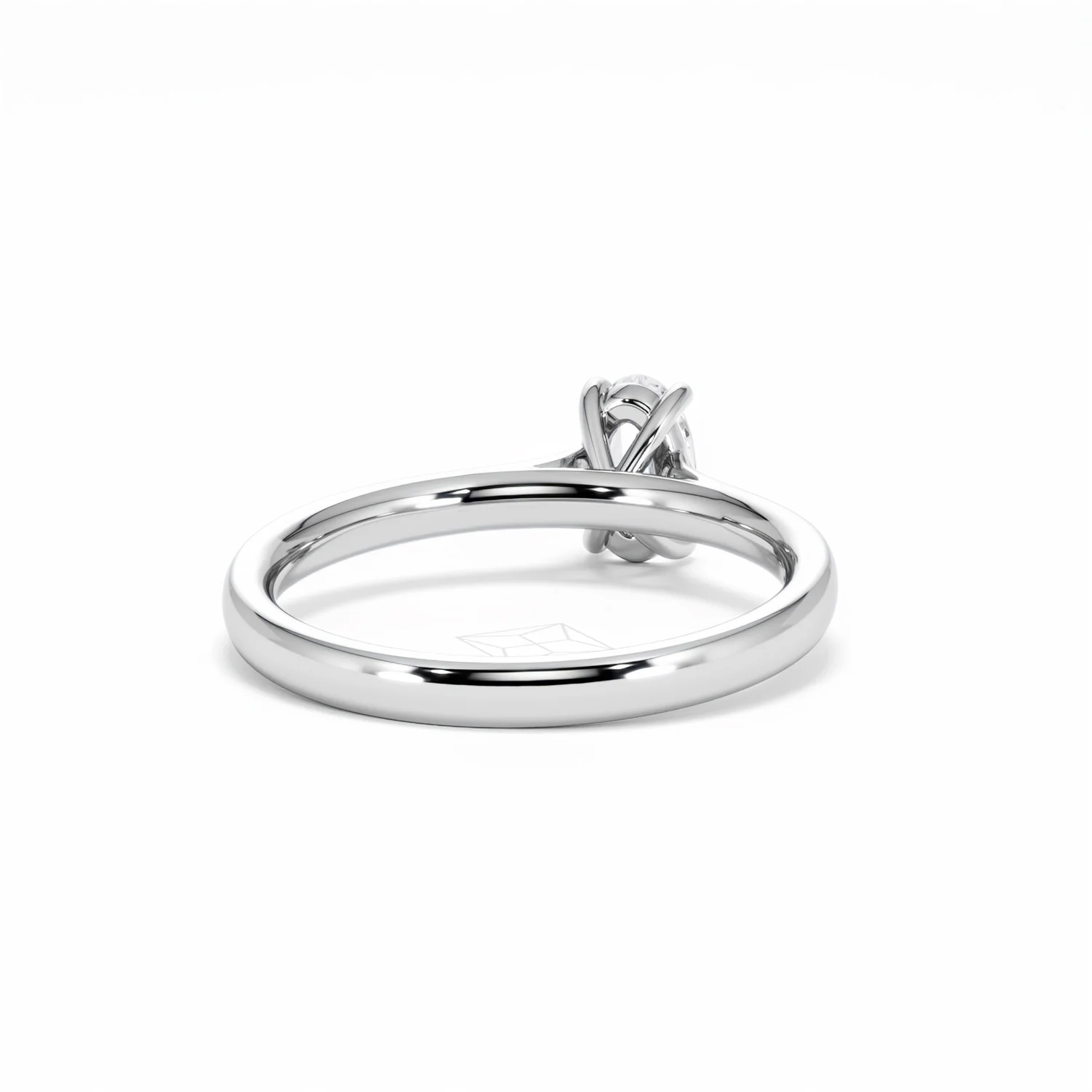 Amora Oval 0.50ct Lab Diamond Engagement Ring F/VS1 Set in Platinum - Image 46