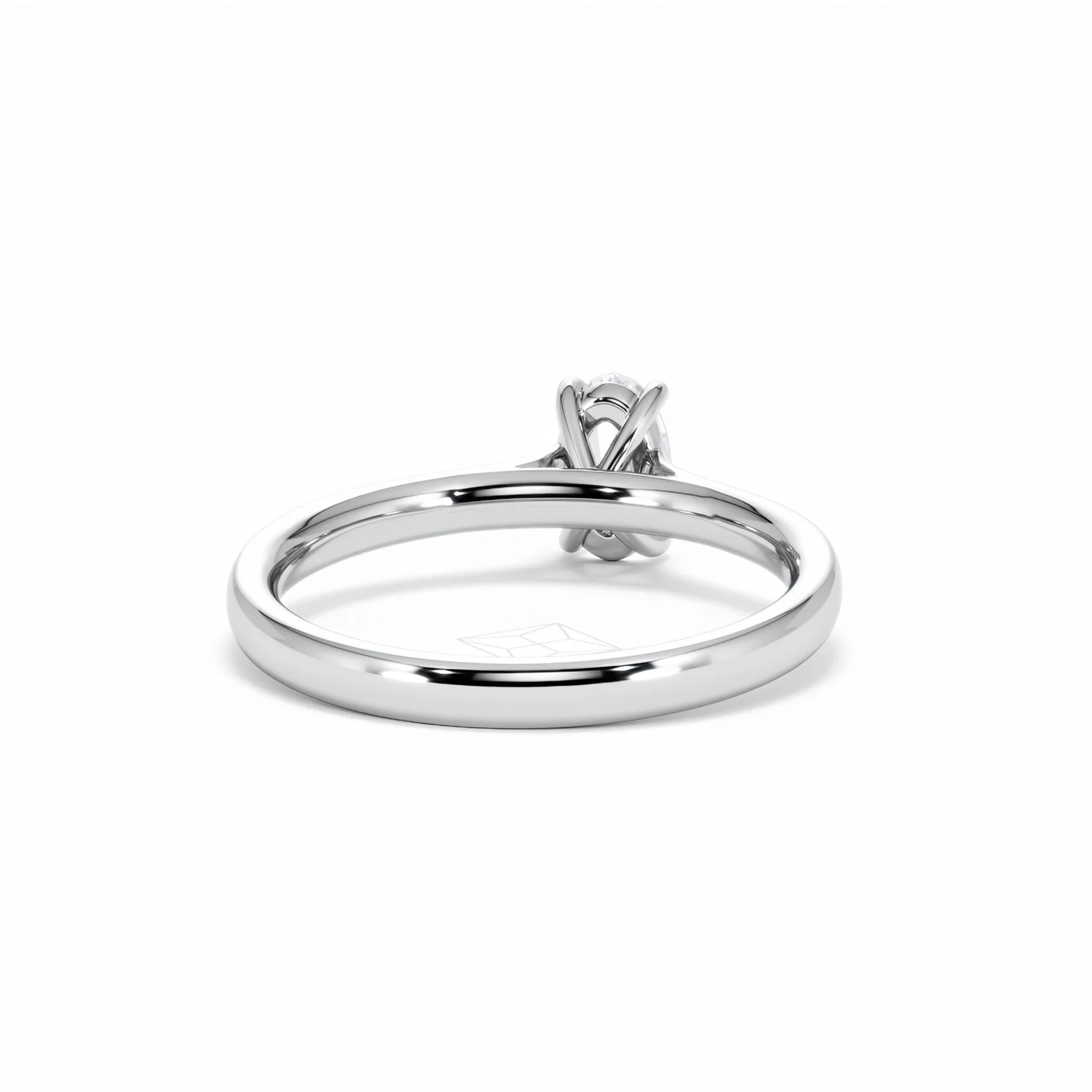 Amora Oval 0.50ct Lab Diamond Engagement Ring F/VS1 Set in Platinum - Image 47