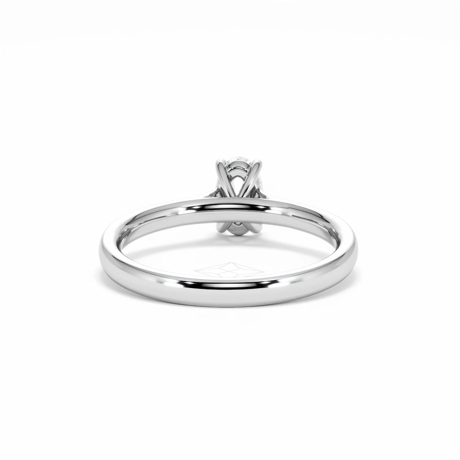 Amora Oval 0.50ct Lab Diamond Engagement Ring F/VS1 Set in Platinum - Image 49