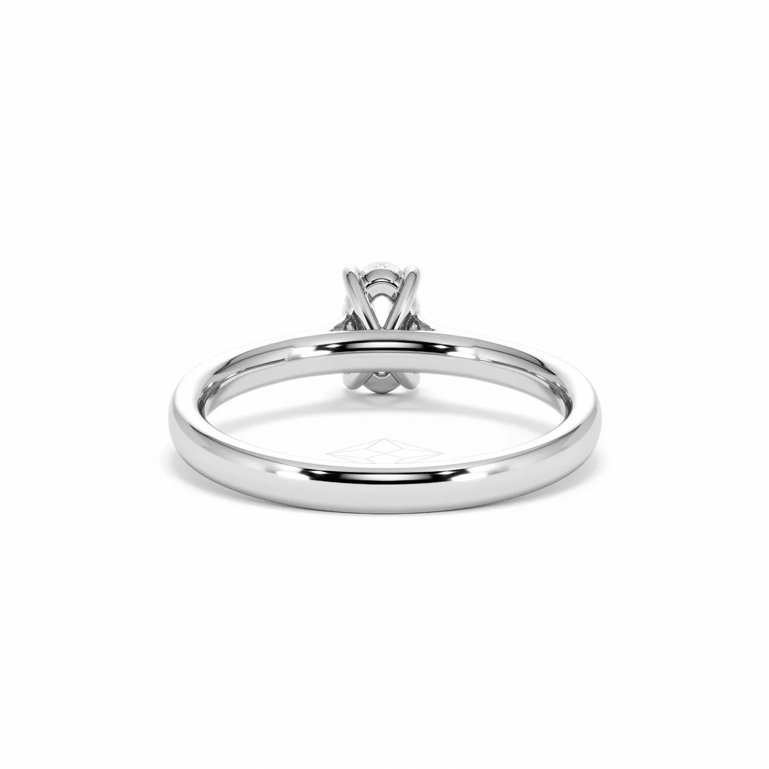Amora Oval 0.50ct Lab Diamond Engagement Ring F/VS1 Set in Platinum - Image 50