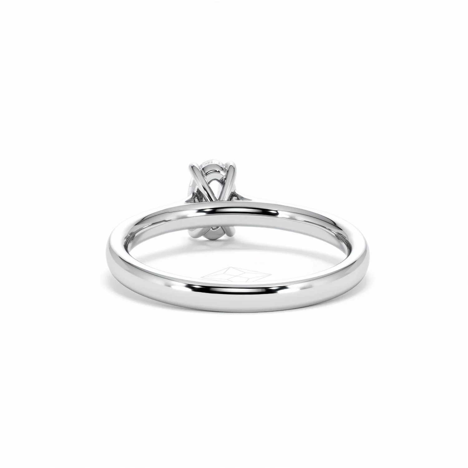 Amora Oval 0.50ct Lab Diamond Engagement Ring F/VS1 Set in Platinum - Image 52