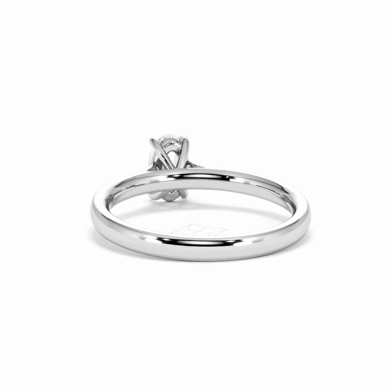 Amora Oval 0.50ct Lab Diamond Engagement Ring F/VS1 Set in Platinum - Image 53
