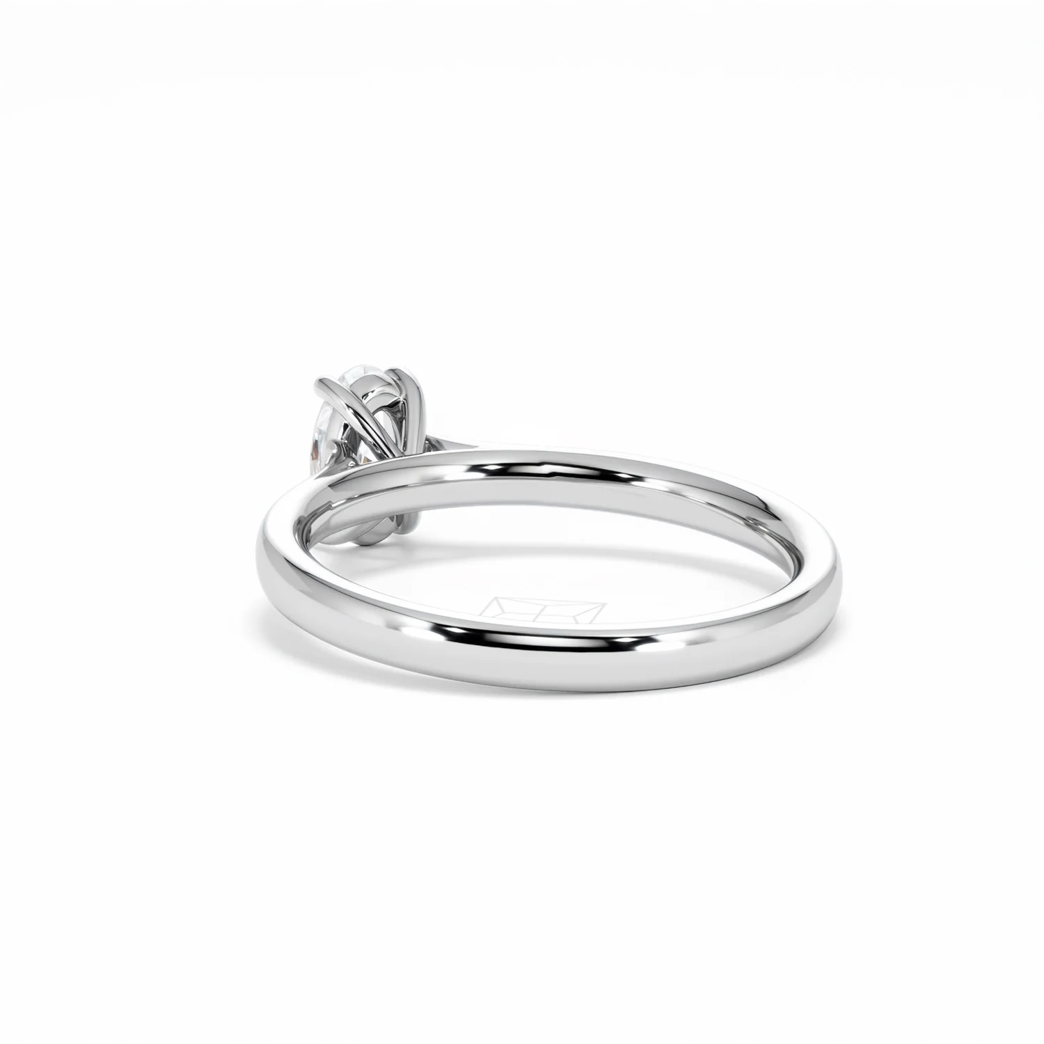 Amora Oval 0.50ct Lab Diamond Engagement Ring F/VS1 Set in Platinum - Image 57