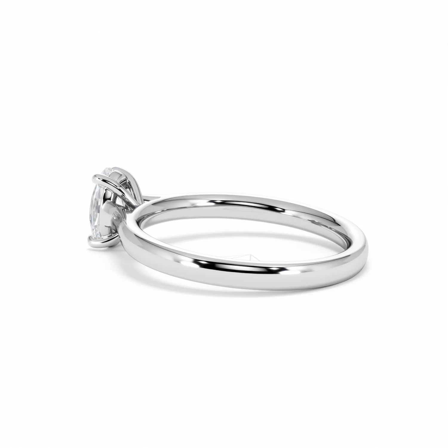 Amora Oval 0.50ct Lab Diamond Engagement Ring F/VS1 Set in Platinum - Image 64
