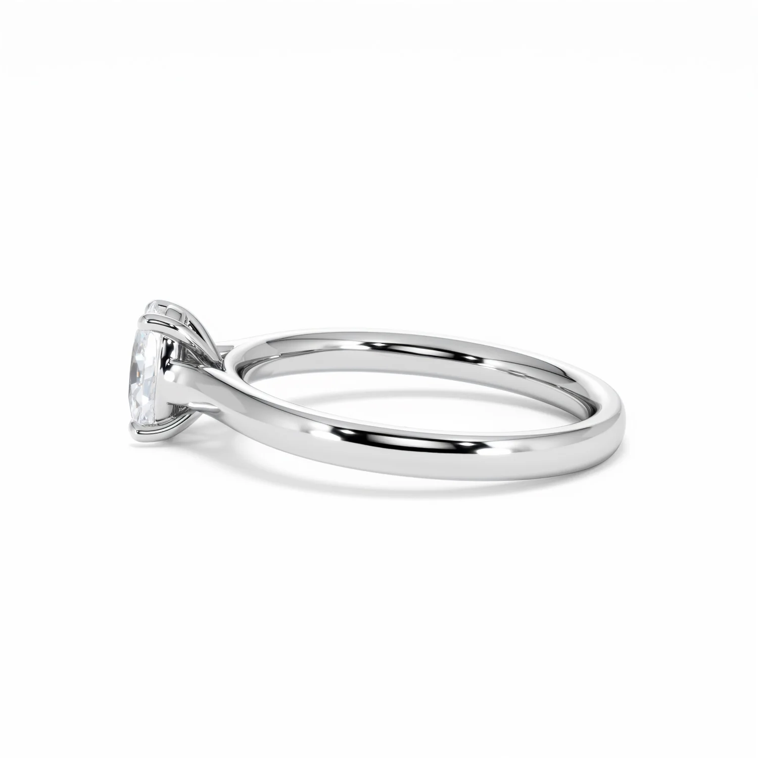 Amora Oval 0.50ct Lab Diamond Engagement Ring F/VS1 Set in Platinum - Image 69