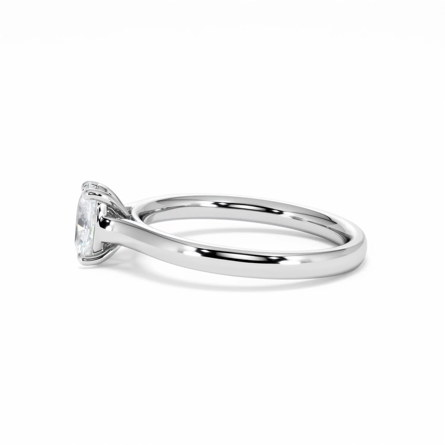 Amora Oval 0.50ct Lab Diamond Engagement Ring F/VS1 Set in Platinum - Image 71