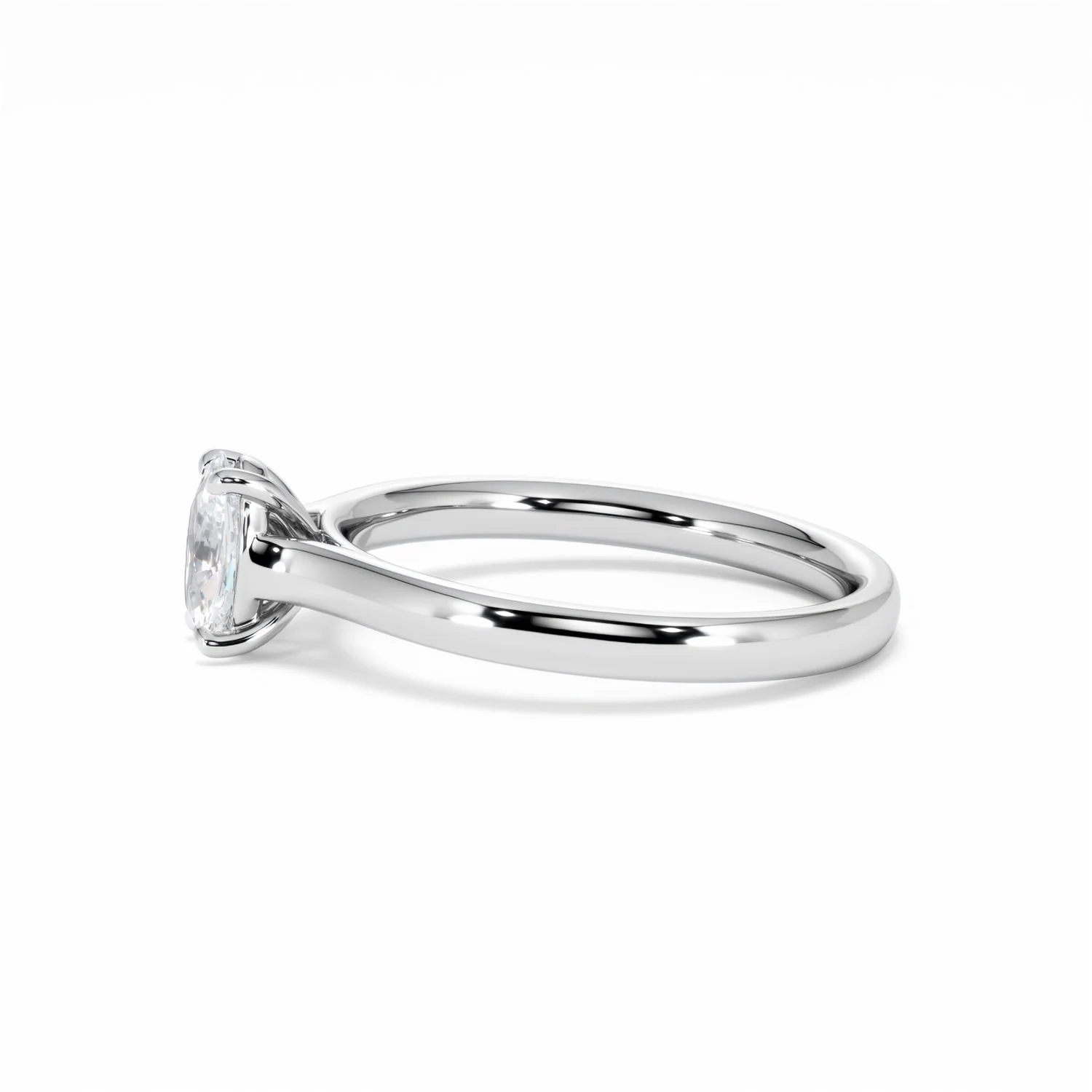 Amora Oval 0.50ct Lab Diamond Engagement Ring F/VS1 Set in Platinum - Image 72