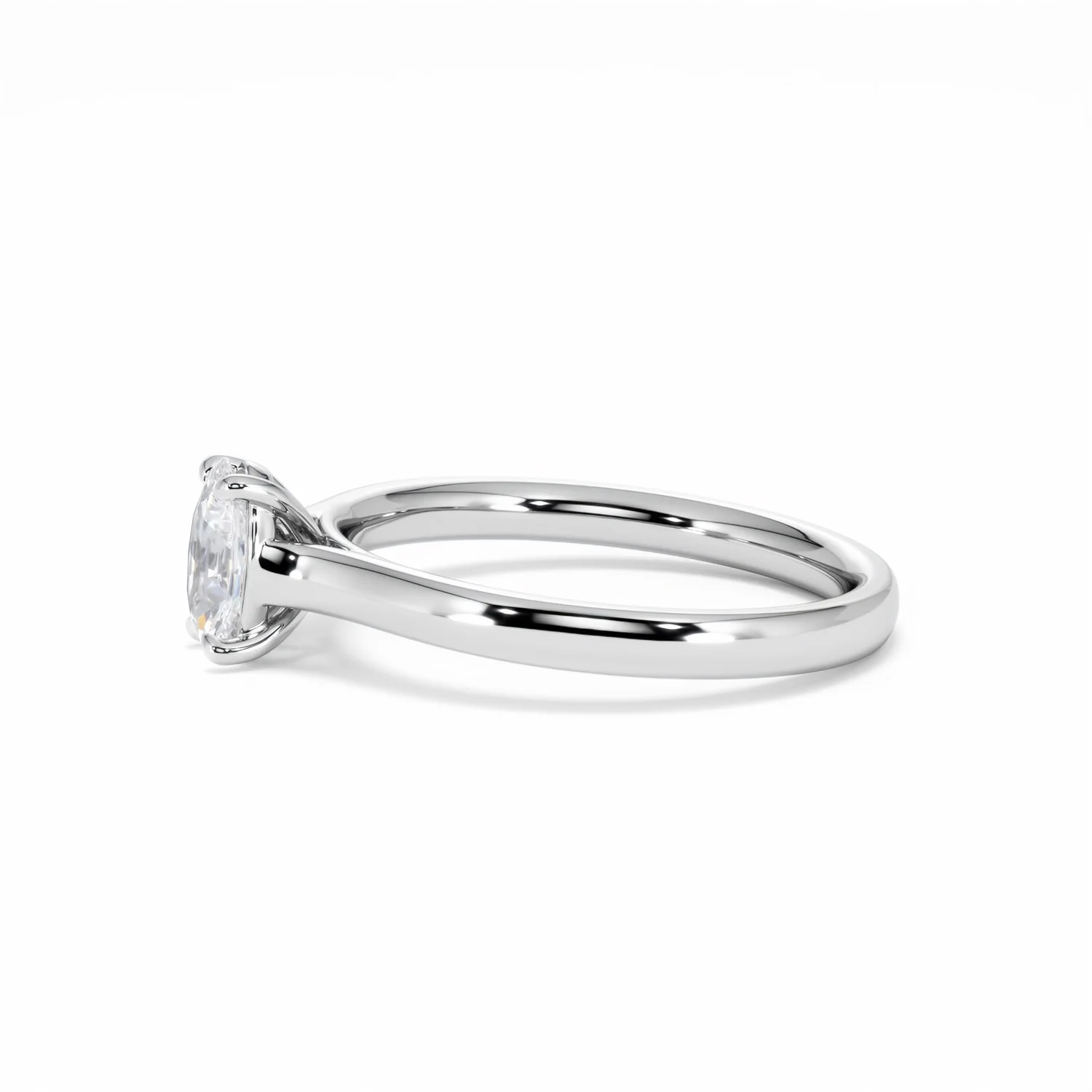 Amora Oval 0.50ct Lab Diamond Engagement Ring F/VS1 Set in Platinum - Image 73