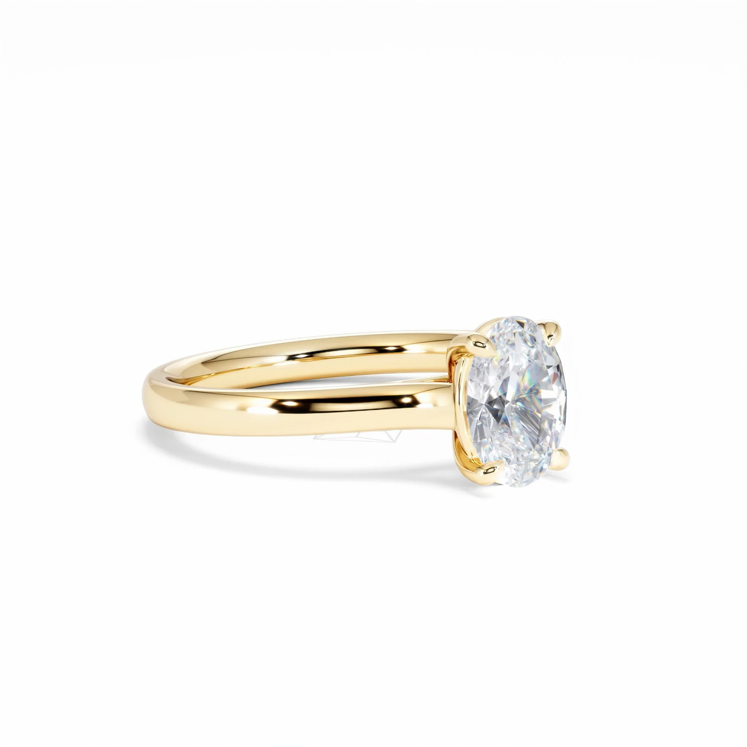 Amora Oval 1.00ct Diamond Engagement Ring G/VS1 Set in 18K Gold - Image 18