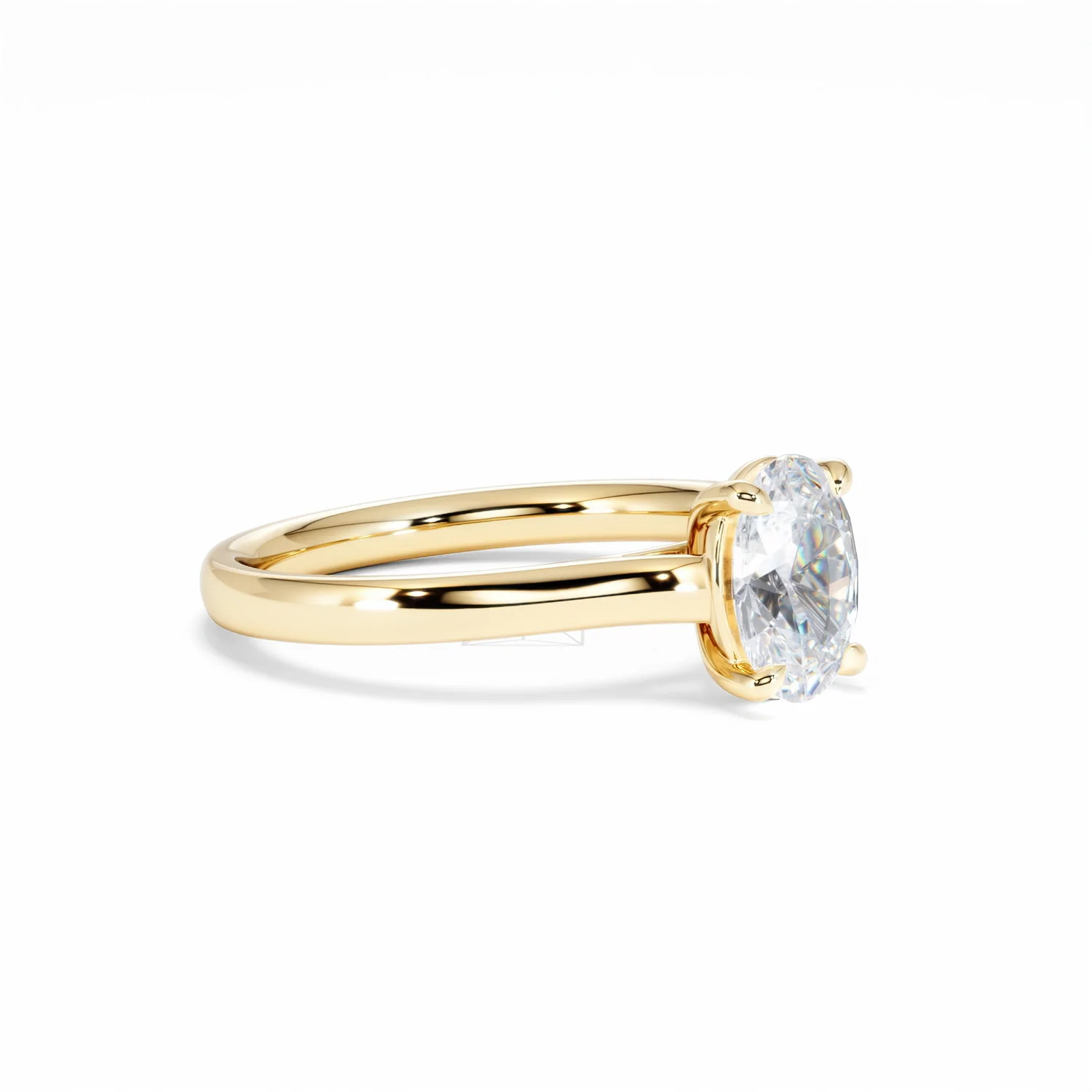 Amora Oval 1.00ct Diamond Engagement Ring G/VS1 Set in 18K Gold - Image 20