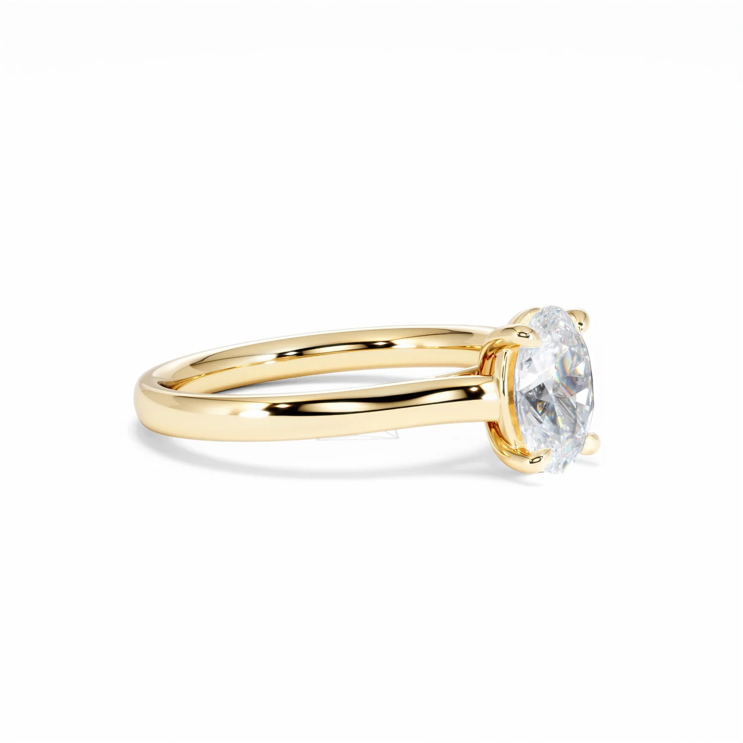 Amora Oval 1.00ct Diamond Engagement Ring G/VS1 Set in 18K Gold - Image 21