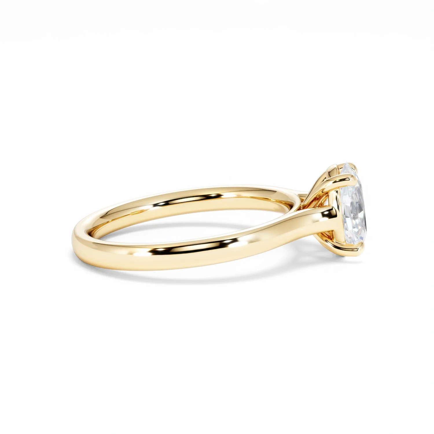 Amora Oval 1.00ct Diamond Engagement Ring G/VS1 Set in 18K Gold - Image 29